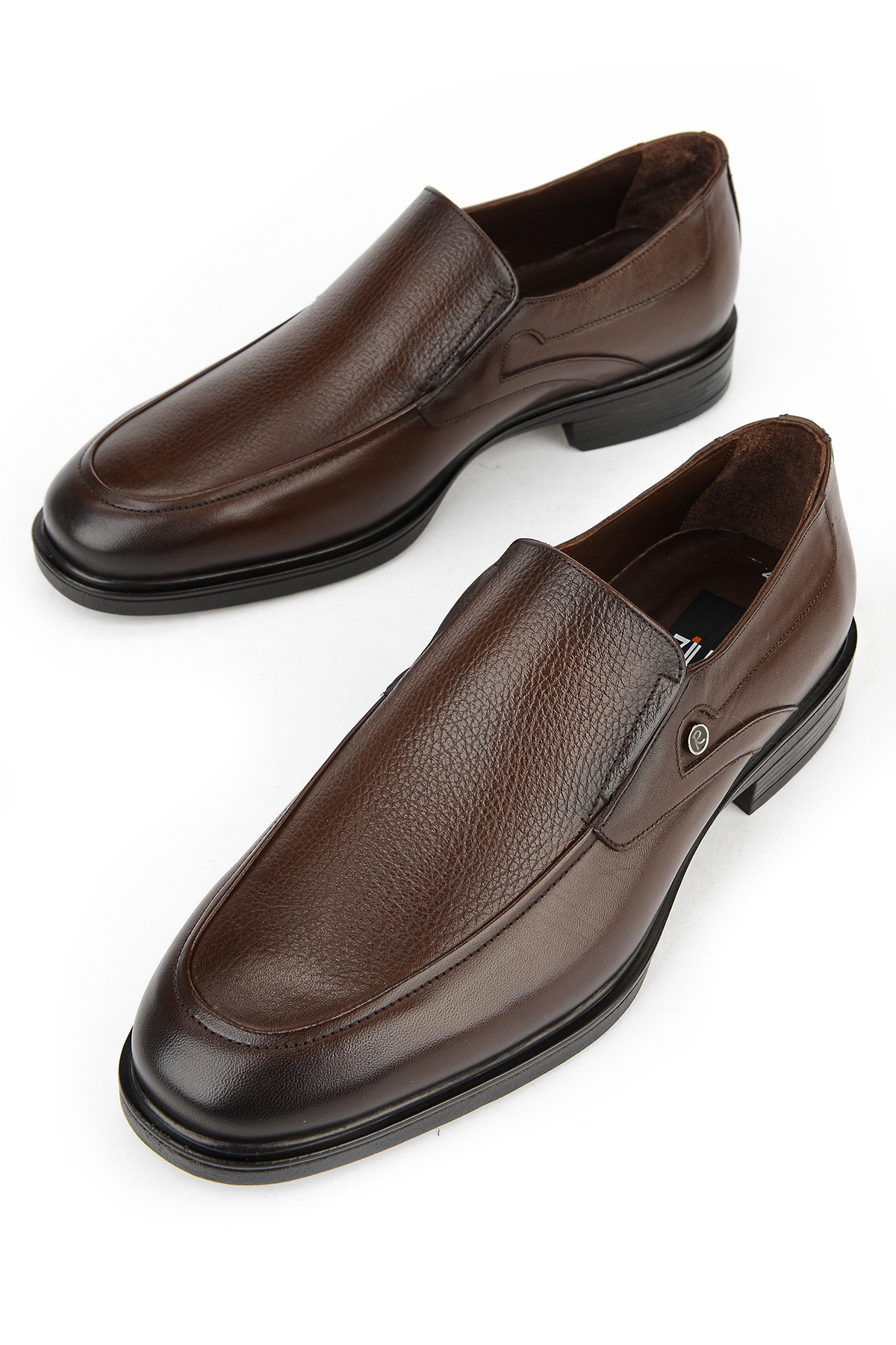 Erkek Hakiki Deri Ayakkabı 153745Z27603 Kahve - Görsel 5