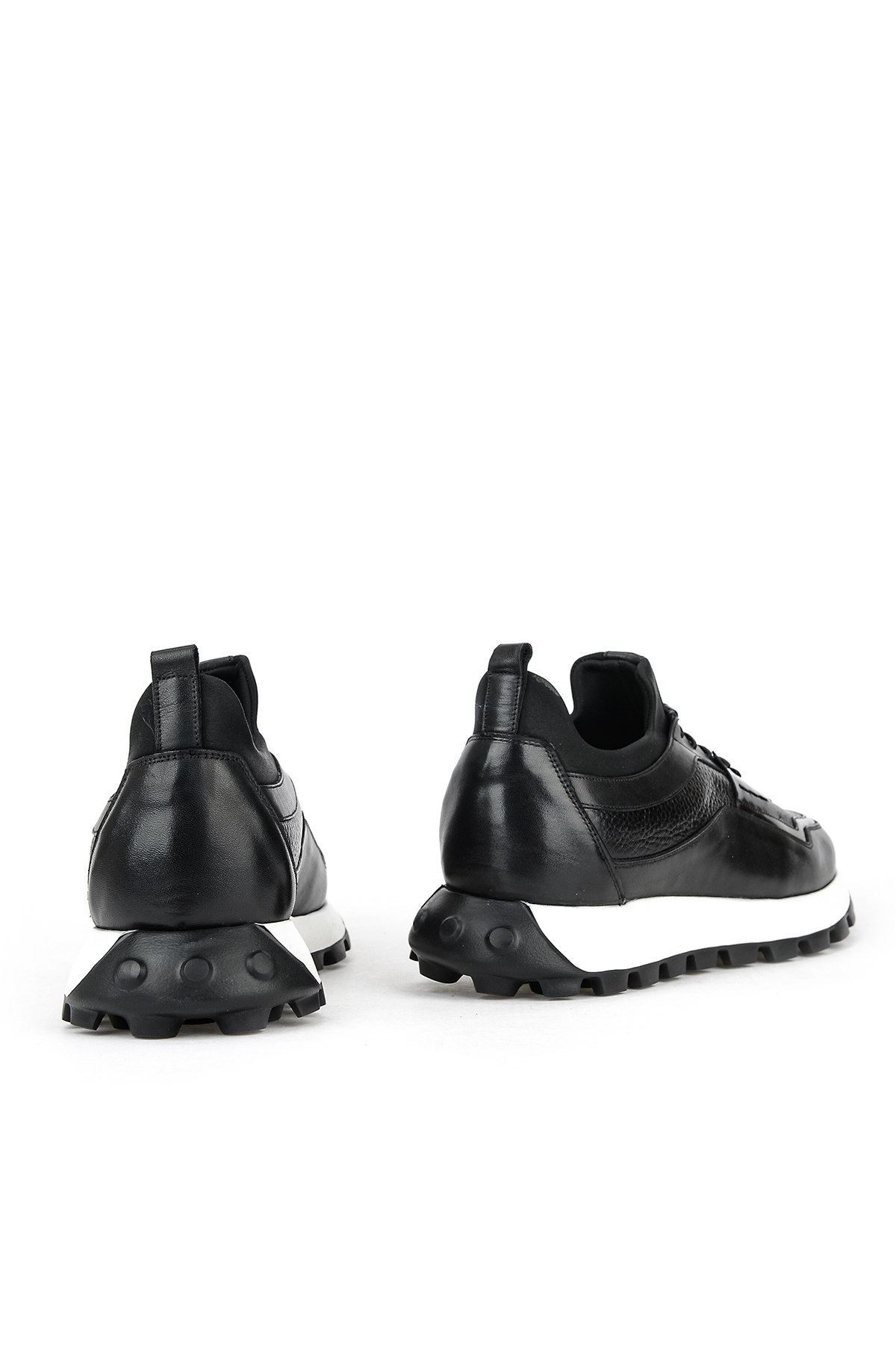 Erkek Hakiki Deri Ayakkabı 153745Z24224 Siyah - Görsel 4