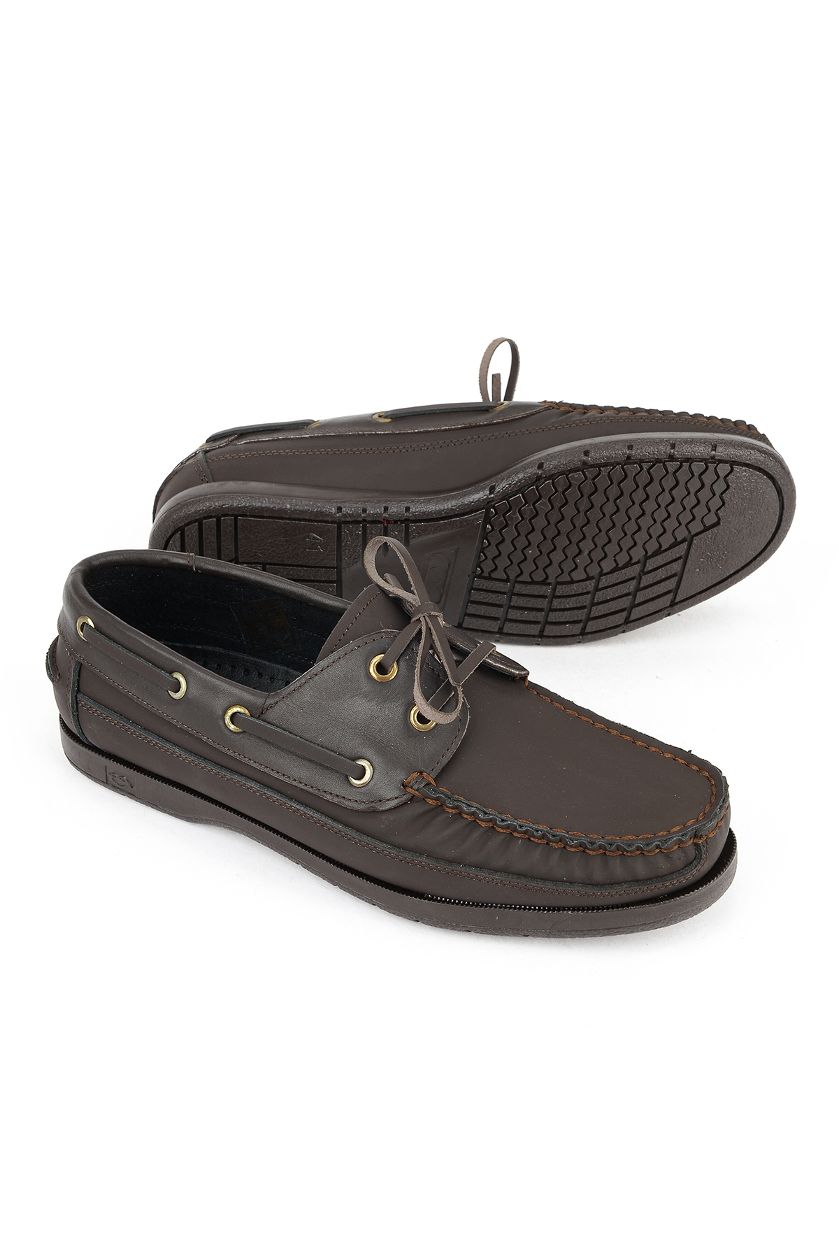 Hakiki Deri Erkek Günlük Ayakkabı 153423Z292 Kahve - Görsel 5