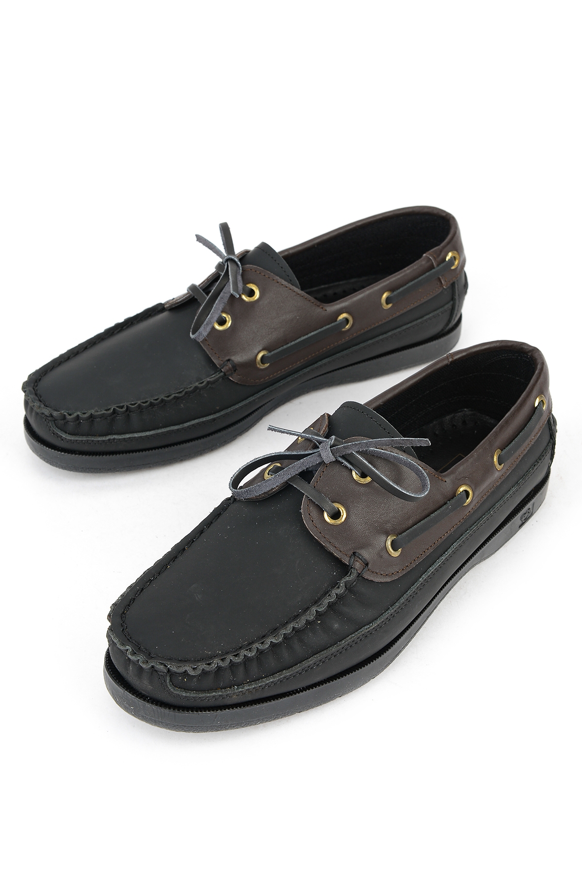 Hakiki Deri Erkek Günlük Ayakkabı 153423Z292 Siyah-Kahve - Görsel 6