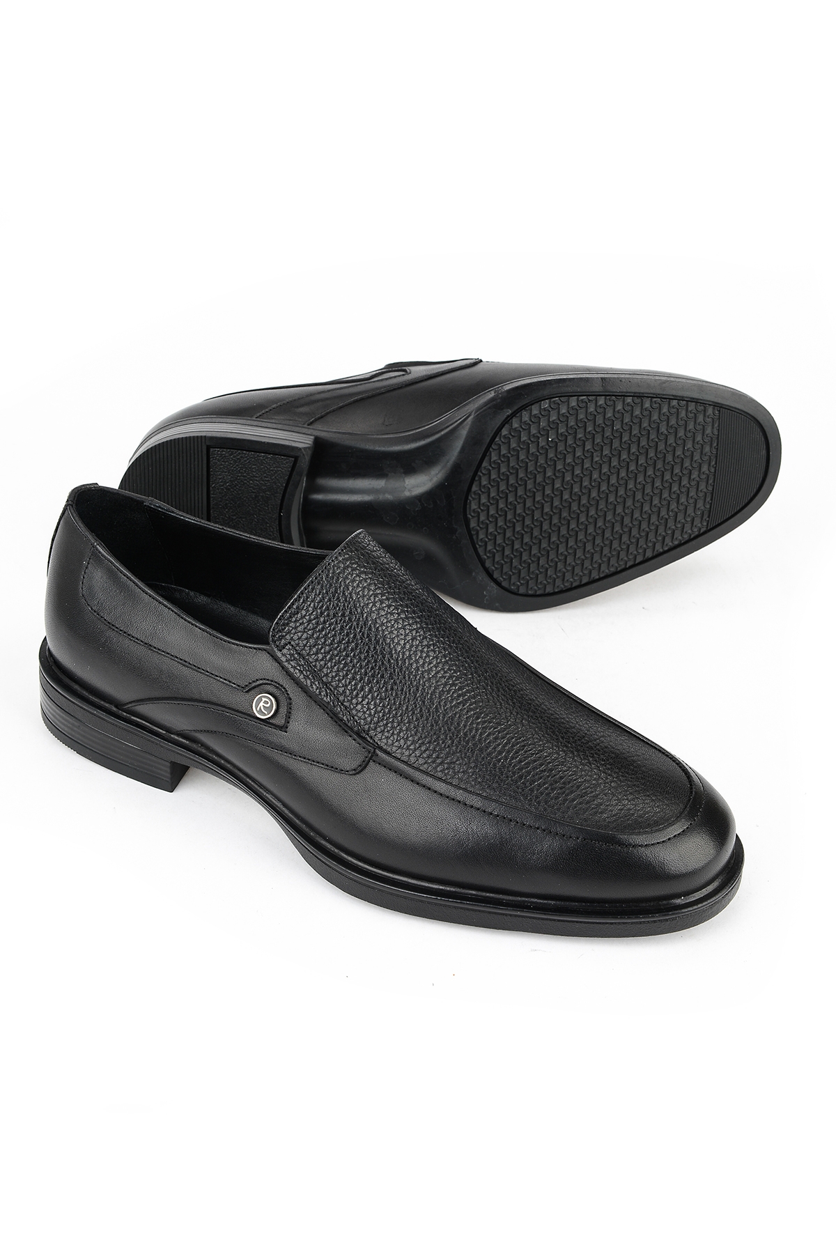 Erkek Hakiki Deri Ayakkabı 153745Z27603 Siyah - Görsel 5