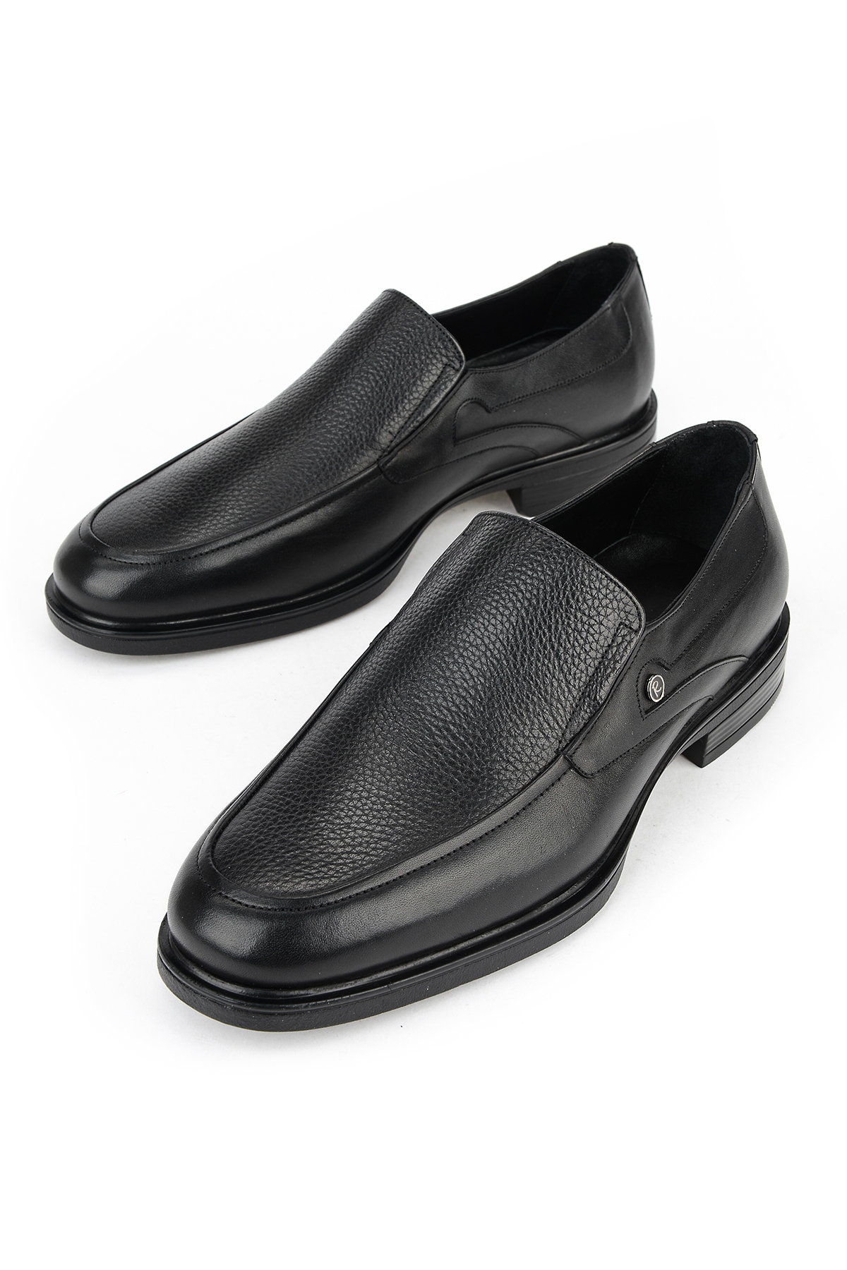 Erkek Hakiki Deri Ayakkabı 153745Z27603 Siyah - Görsel 6