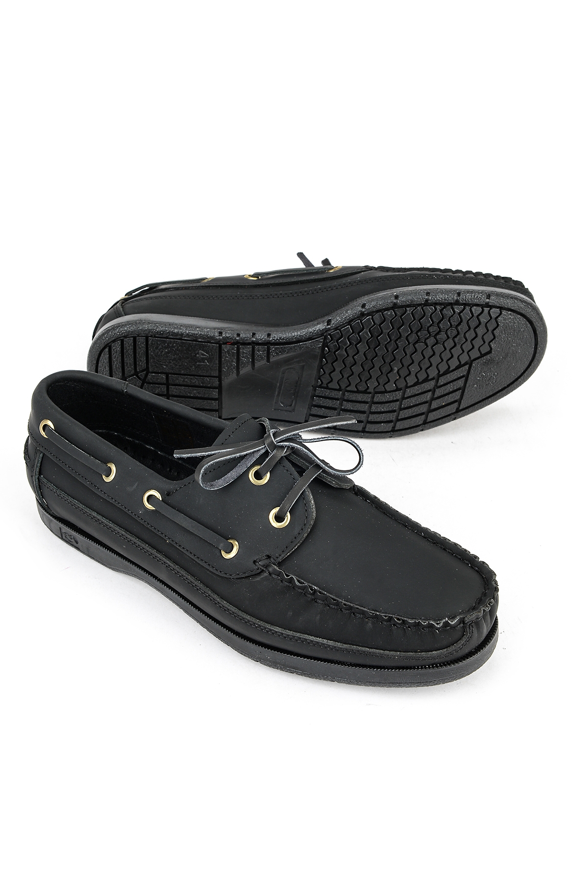 Hakiki Deri Erkek Günlük Ayakkabı 153423Z292 Siyah - Görsel 5