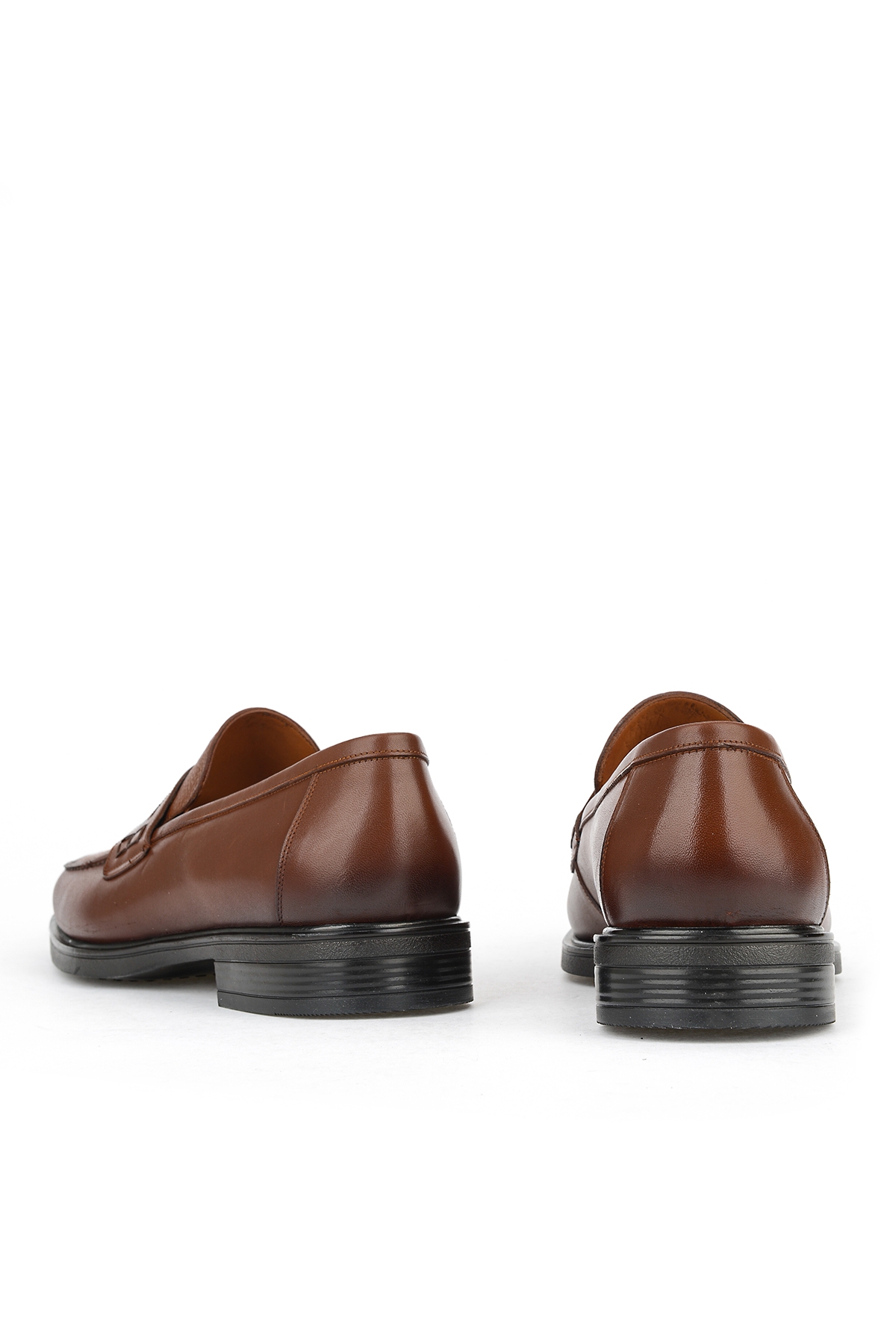 Erkek Hakiki Deri Ayakkabı 153745Z27650 Kızıl Kahve - Görsel 4