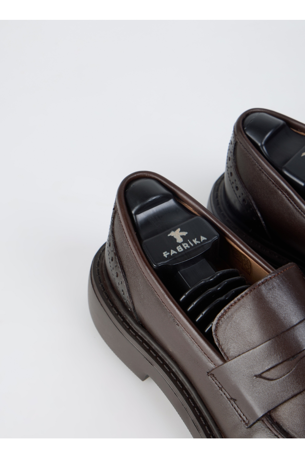 Fabrika Kahverengi Fabrika Deri Klasik Erkek Ayakkabı GRIT-ELVIS