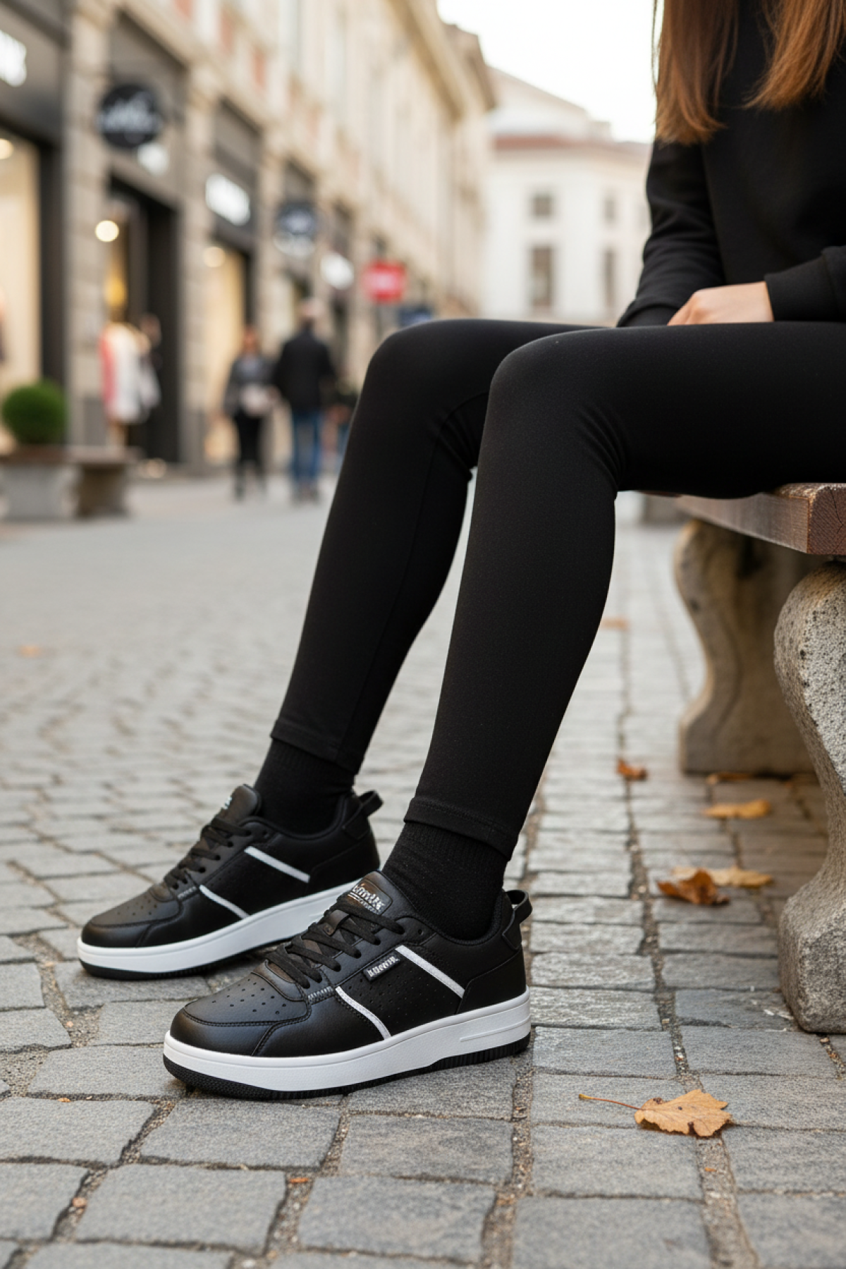 ENNER PU W 5PR Siyah Kadın Sneaker - Görsel 3