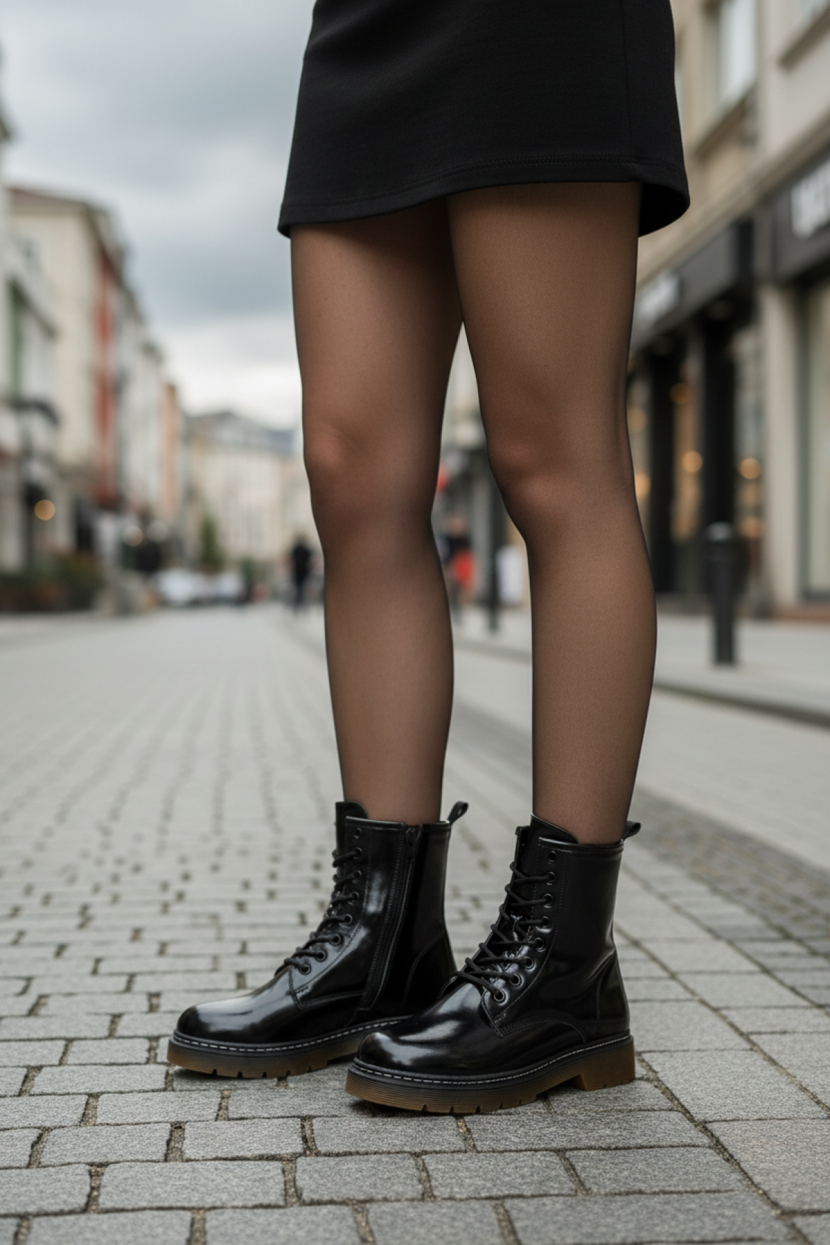 324642.Z 4PR Siyah Kadın Postal - Görsel 3