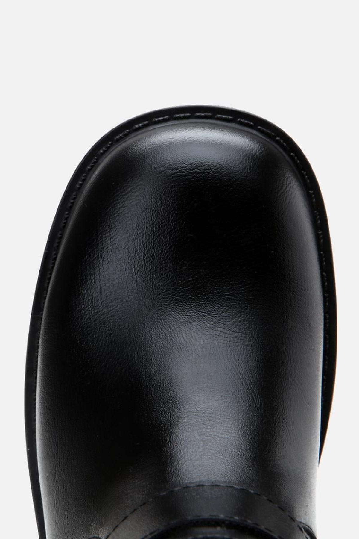 Siyah Kadın Tokalı Düz Bot - Görsel 9