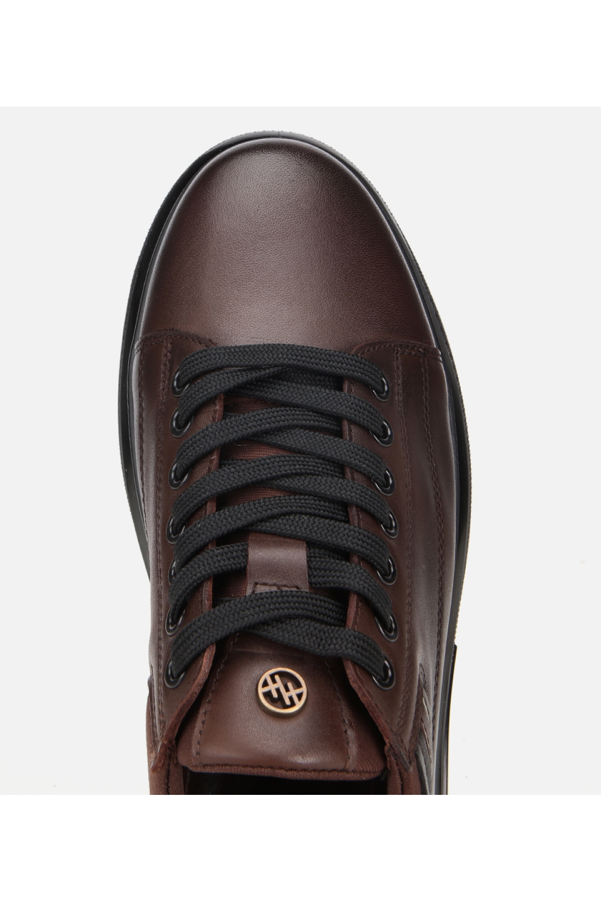 Erkek Deri Kahverengi Yumuşak Dokulu Esnek Tabanlı Spor Ayakkabı - Görsel 6