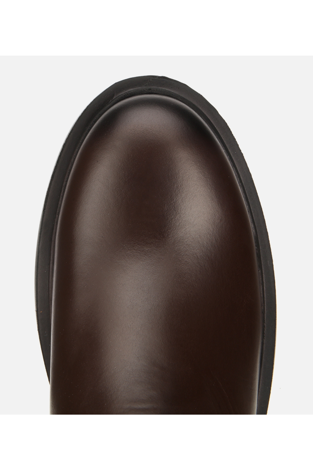 Erkek Deri Kahverengi Lastik Detaylı Chelsea Bot - Görsel 6