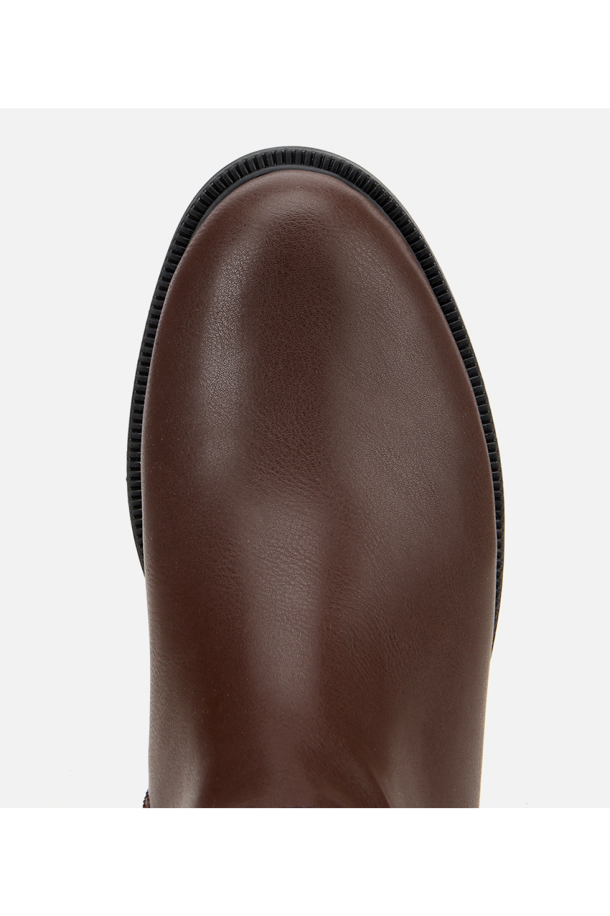 Kadın Kahverengi Tokalı Düz Çizme - Görsel 6