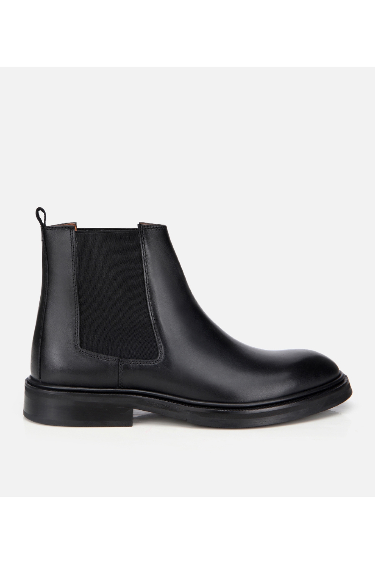 Erkek Deri Siyah Lastik Detaylı Chelsea Bot - Görsel 2