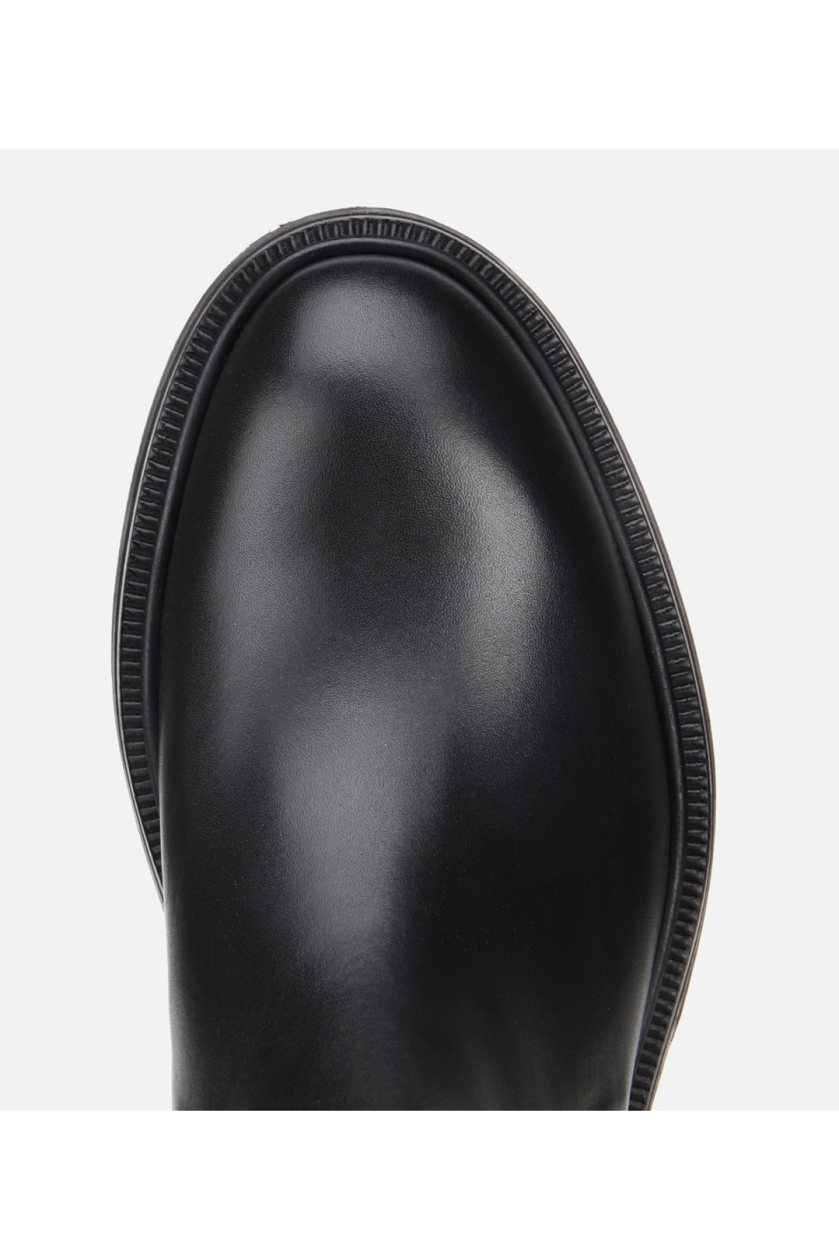 Erkek Deri Siyah Lastik Detaylı Chelsea Bot - Görsel 6