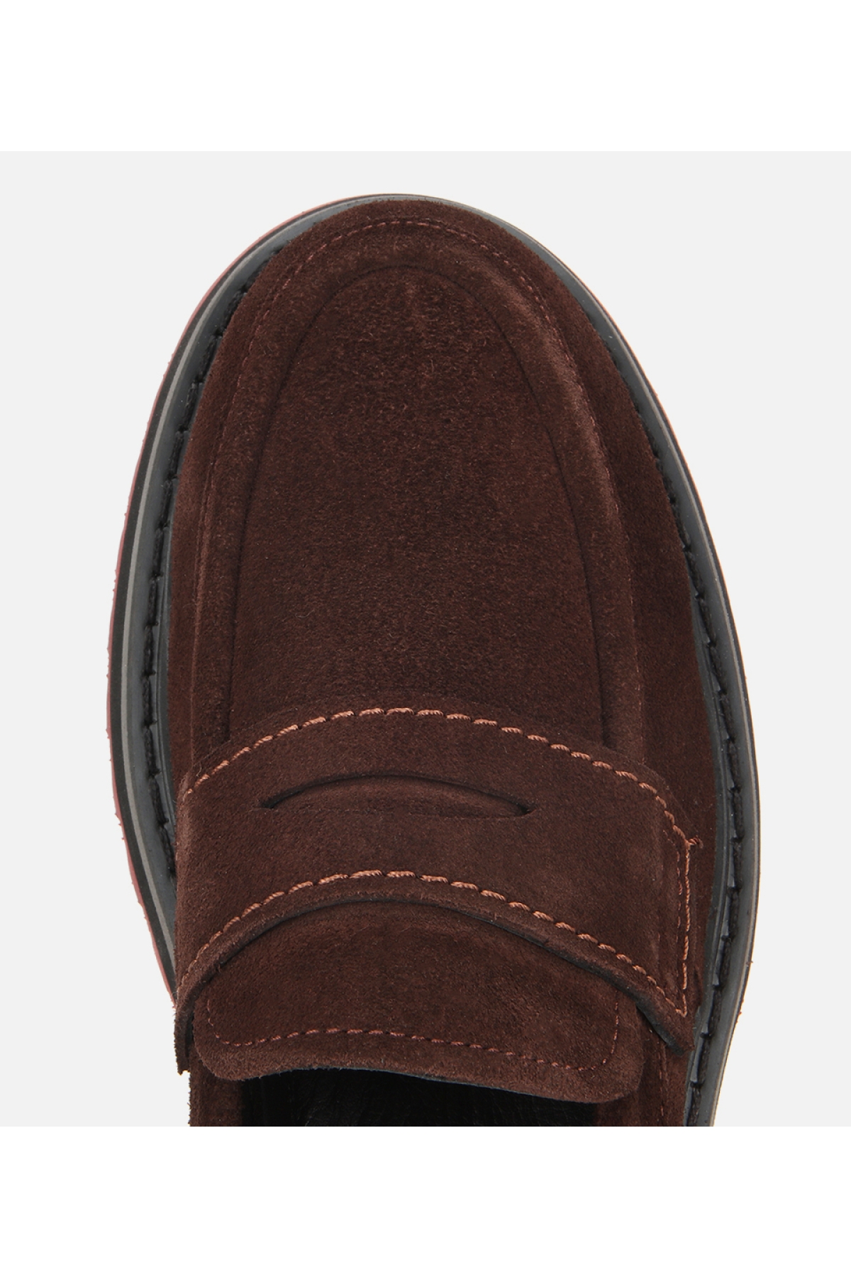 Erkek Süet Deri Kahverengi Hafif Tabanlı Günlük Loafer - Görsel 6