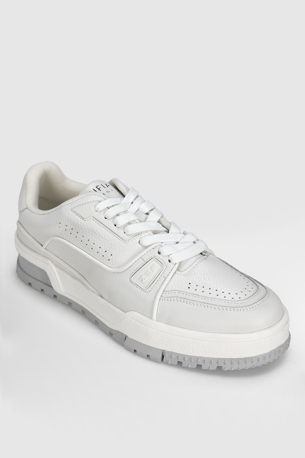 Erkek Albert Deri Sneaker Ayakkabı 112230250 Beyaz - Görsel 3