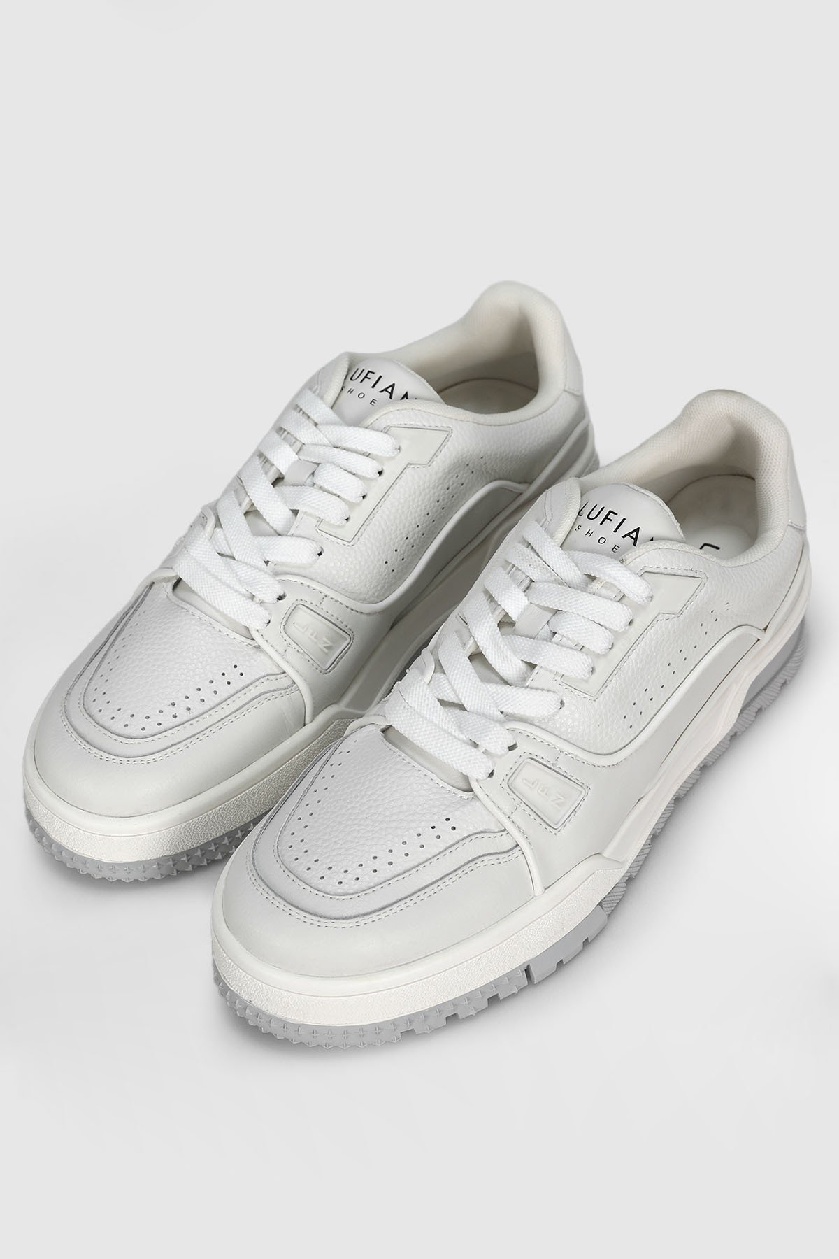 Erkek Albert Deri Sneaker Ayakkabı 112230250 Beyaz - Görsel 5