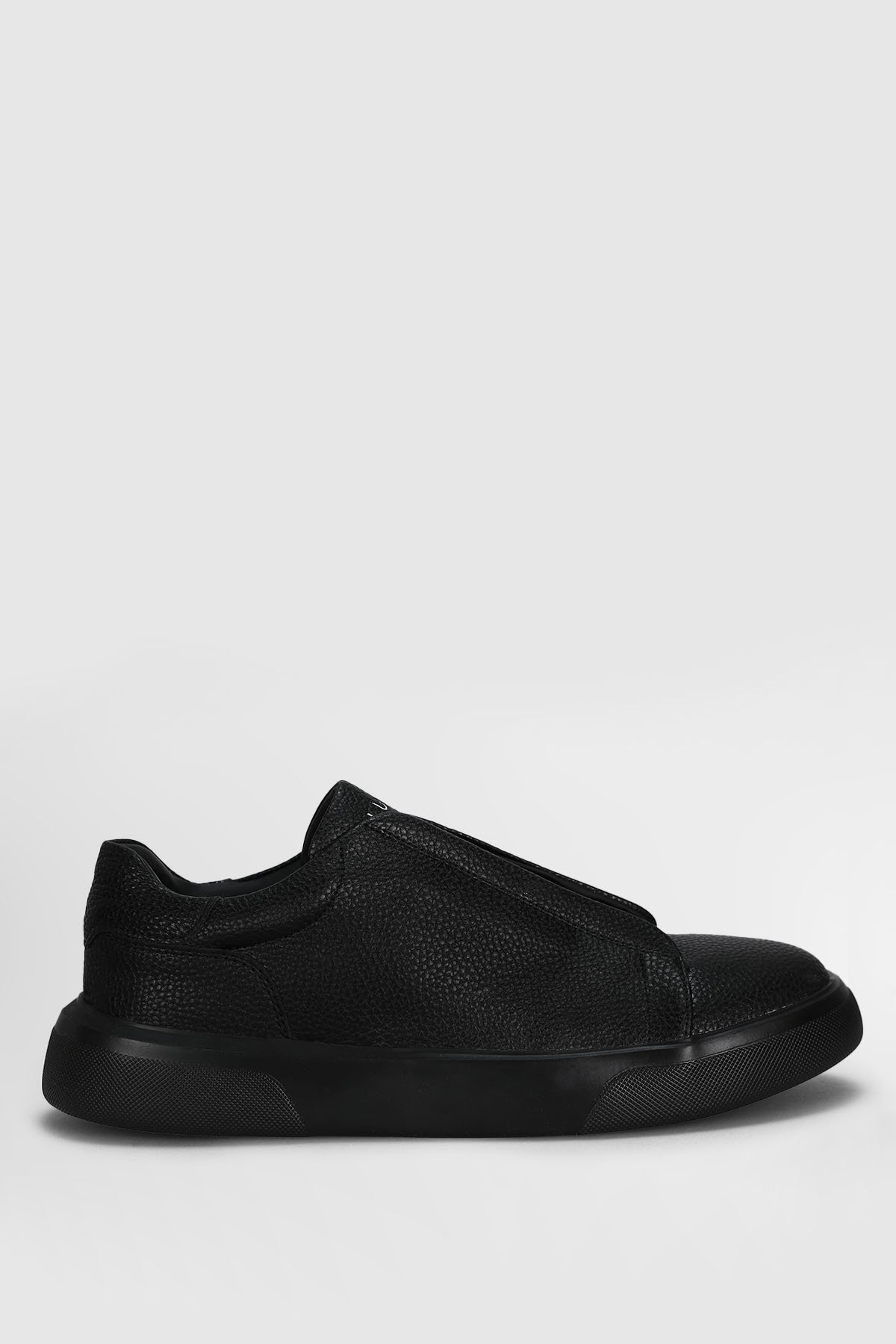 Erkek Dante Deri Sneaker Ayakkabı 112230257 Siyah - Görsel 2