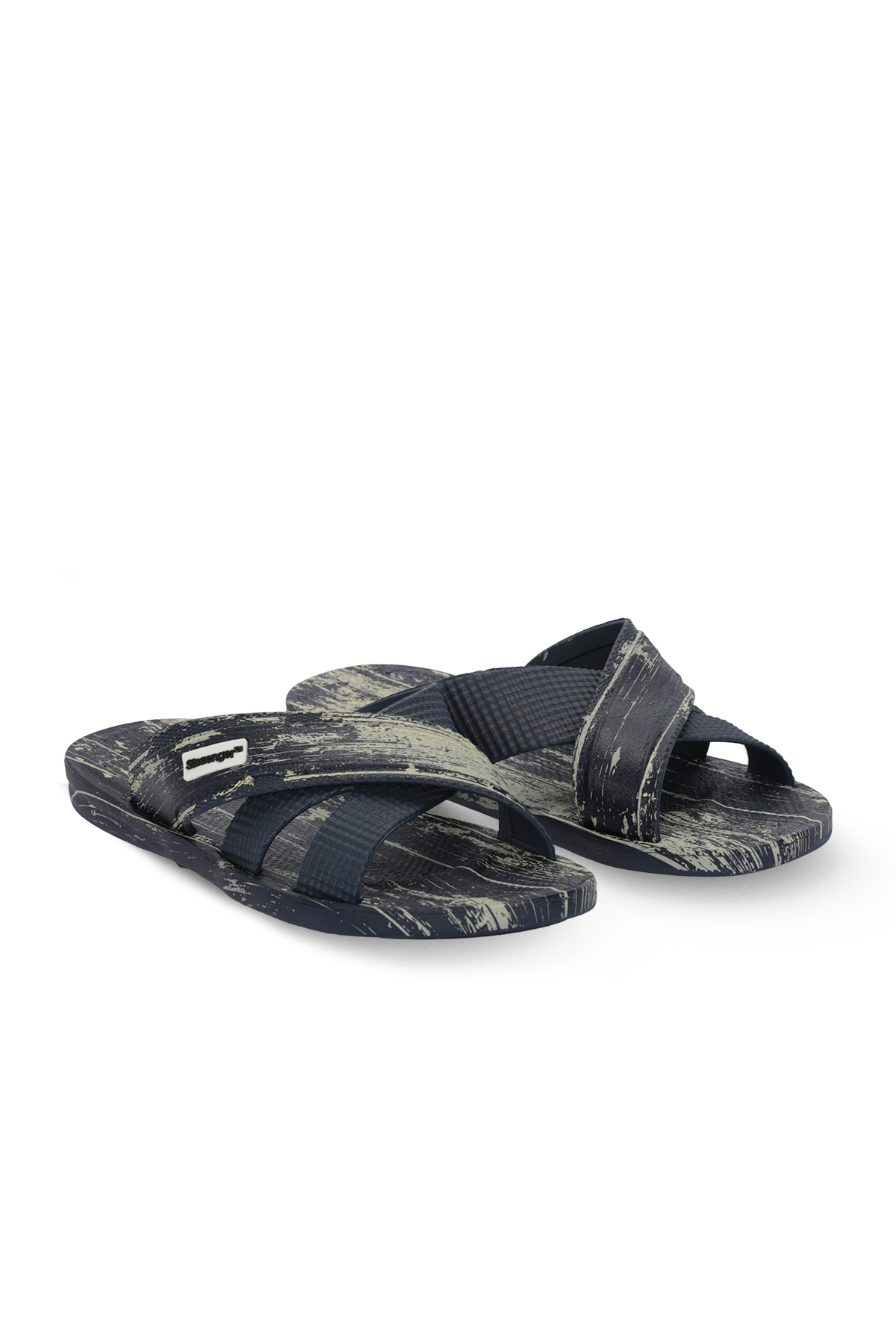 ORLI I Erkek Lacivert Terlik - Görsel 3