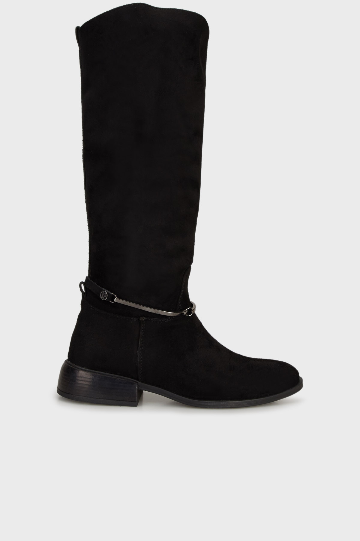 Bayan Çizme PC55048 SİYAH SÜET - Görsel 2