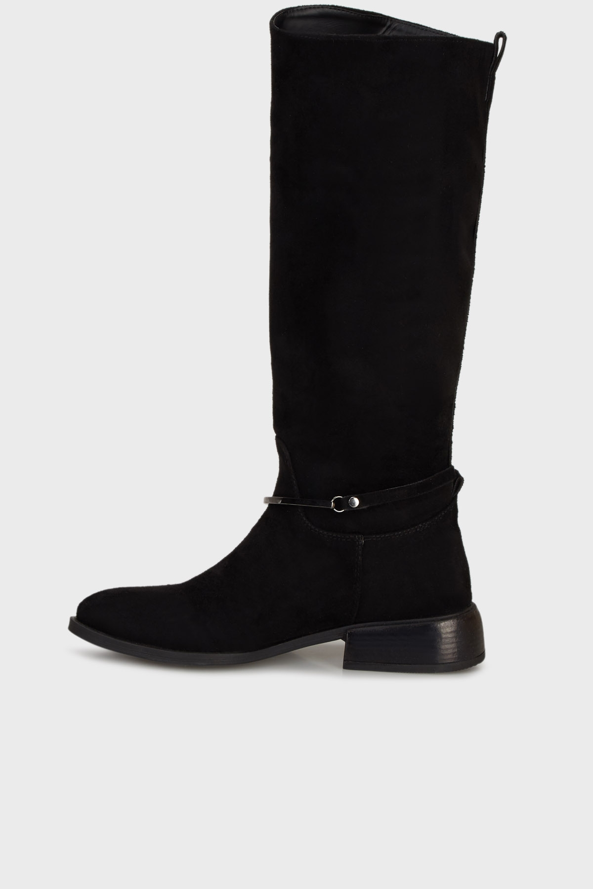 Bayan Çizme PC55048 SİYAH SÜET - Görsel 3