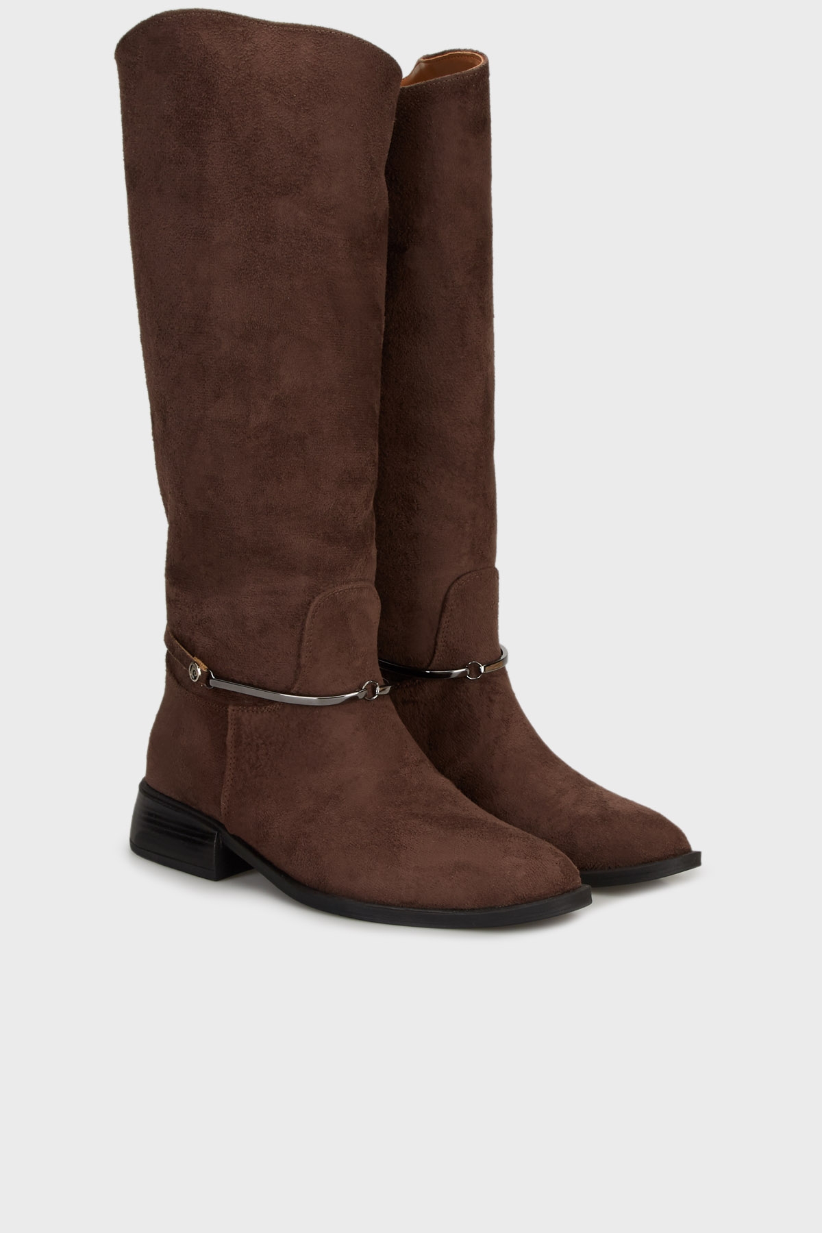 Bayan Çizme PC55048 KAHVE SÜET - Görsel 4