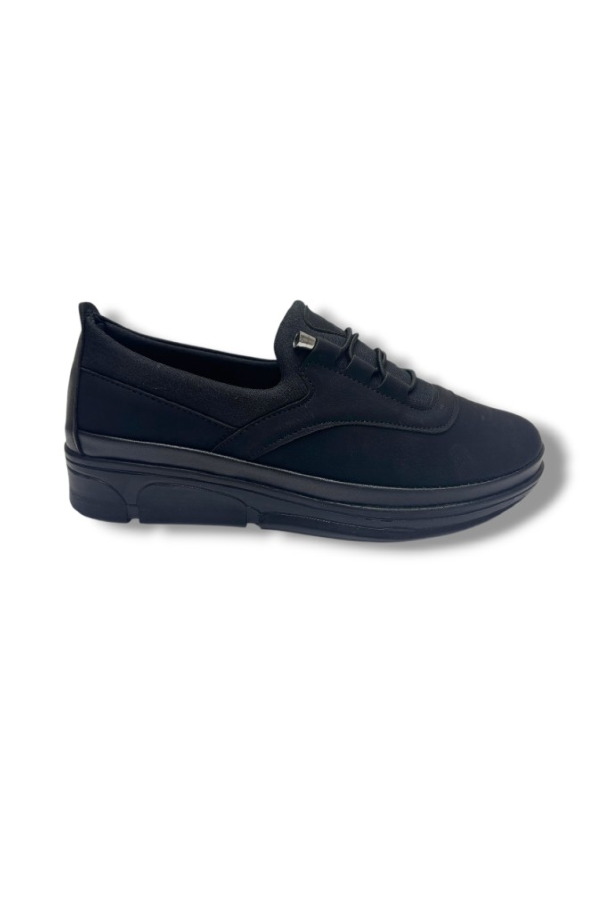 1150-26 Yağlı Deri Anatomik Slip On Comfort Kadın Ayakkabı - Görsel 3