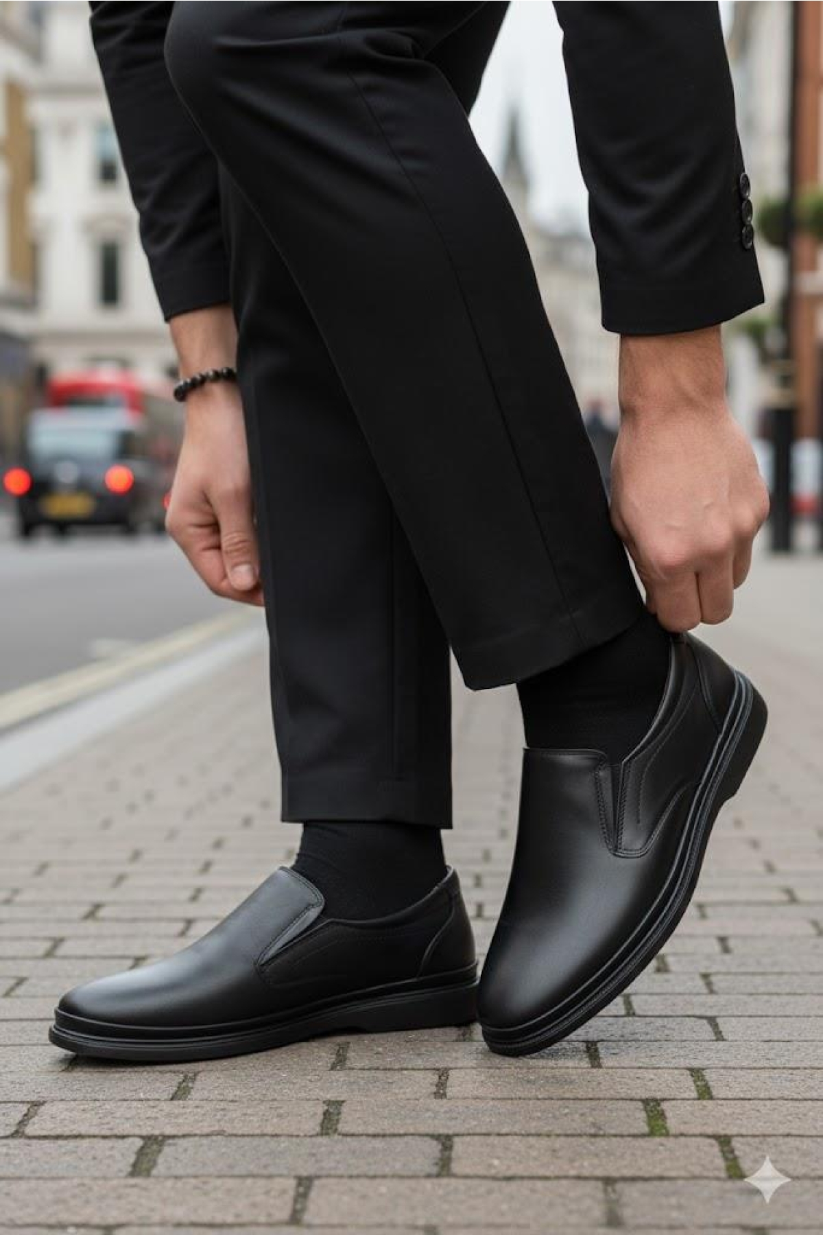 9111 Face Anatomik Topuk Destekli Yumuşak Hakiki Deri Erkek Ayakkabı - Görsel 2