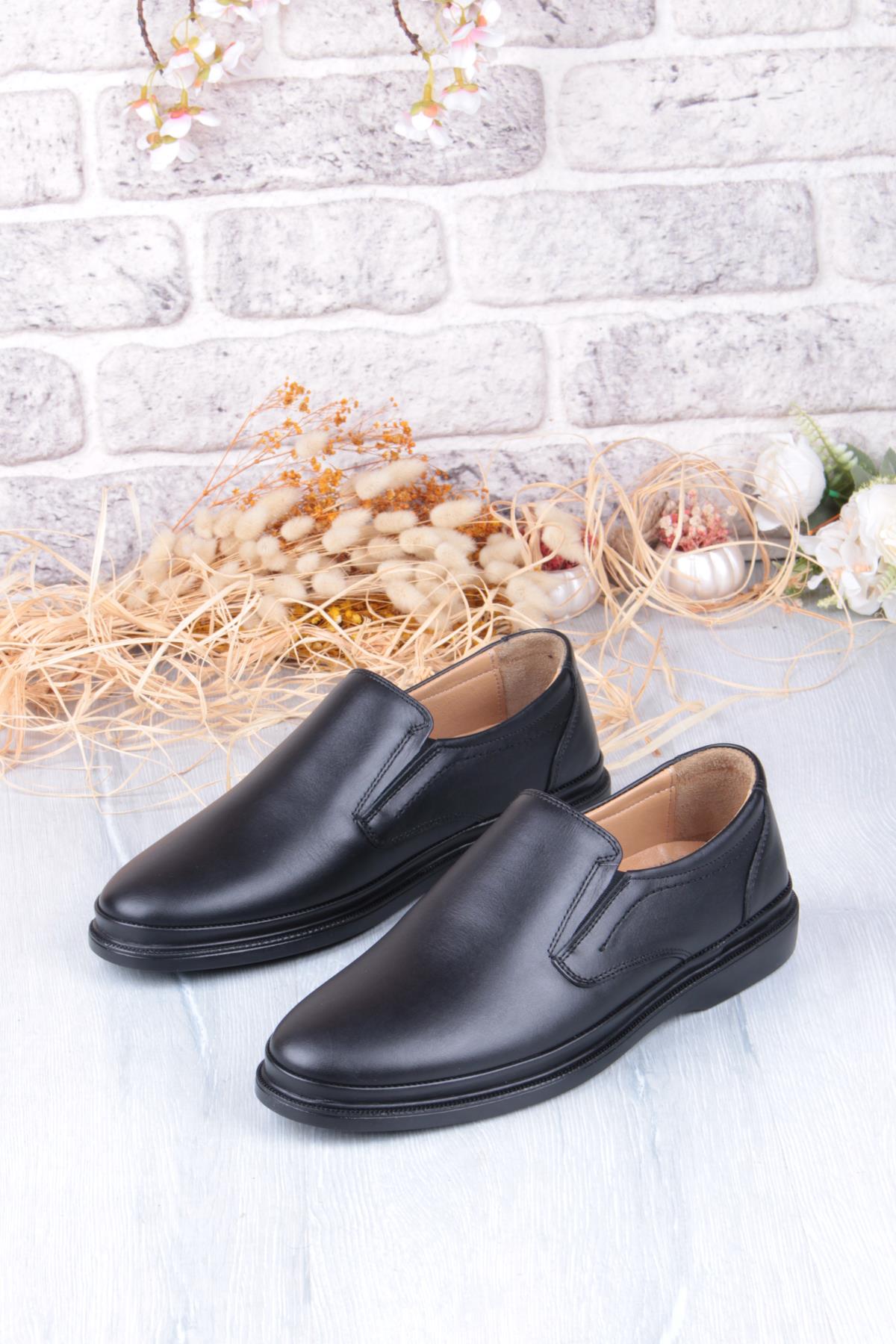 9111 Face Anatomik Topuk Destekli Yumuşak Hakiki Deri Erkek Ayakkabı - Görsel 4