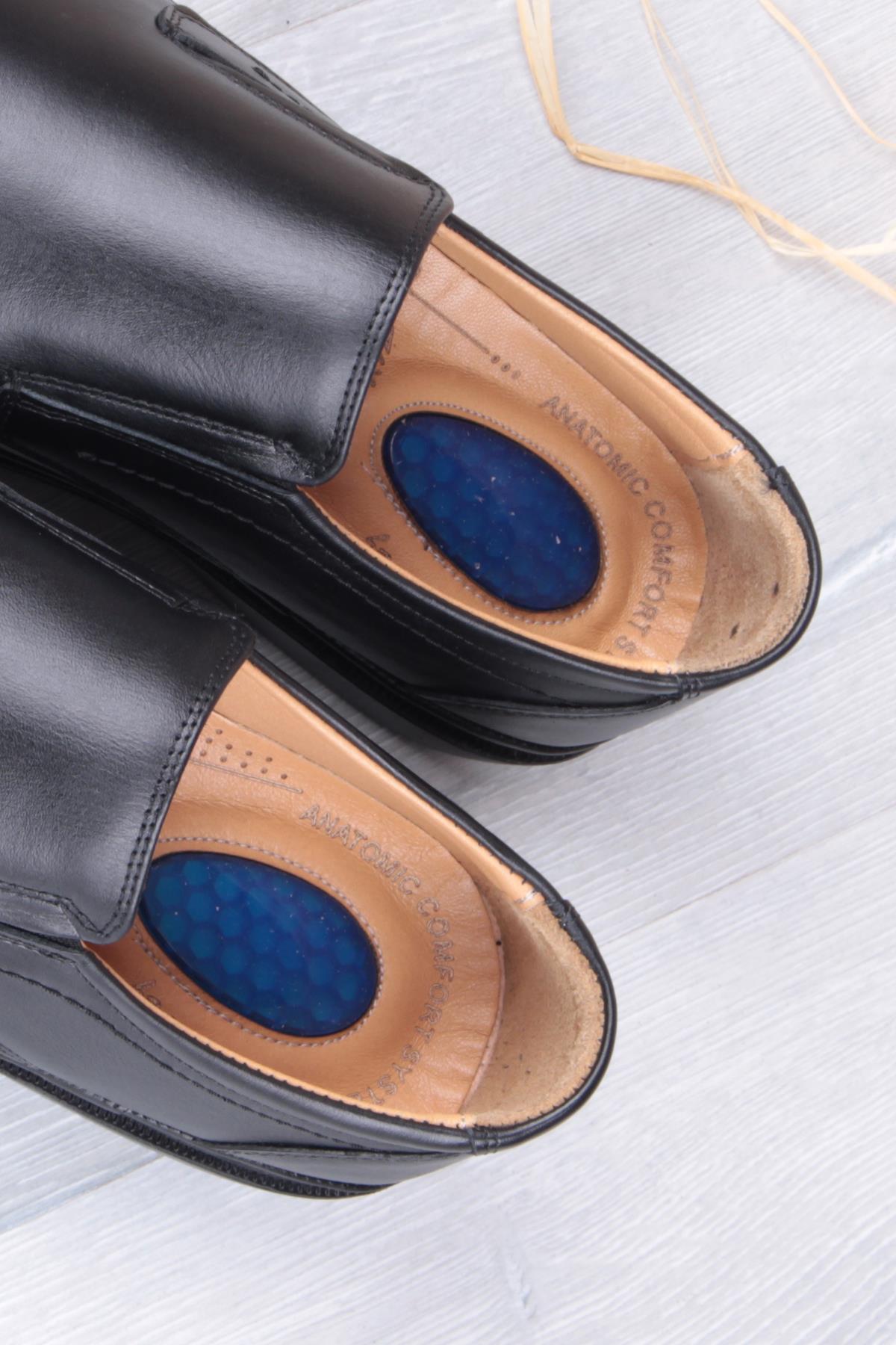 9111 Face Anatomik Topuk Destekli Yumuşak Hakiki Deri Erkek Ayakkabı - Görsel 6