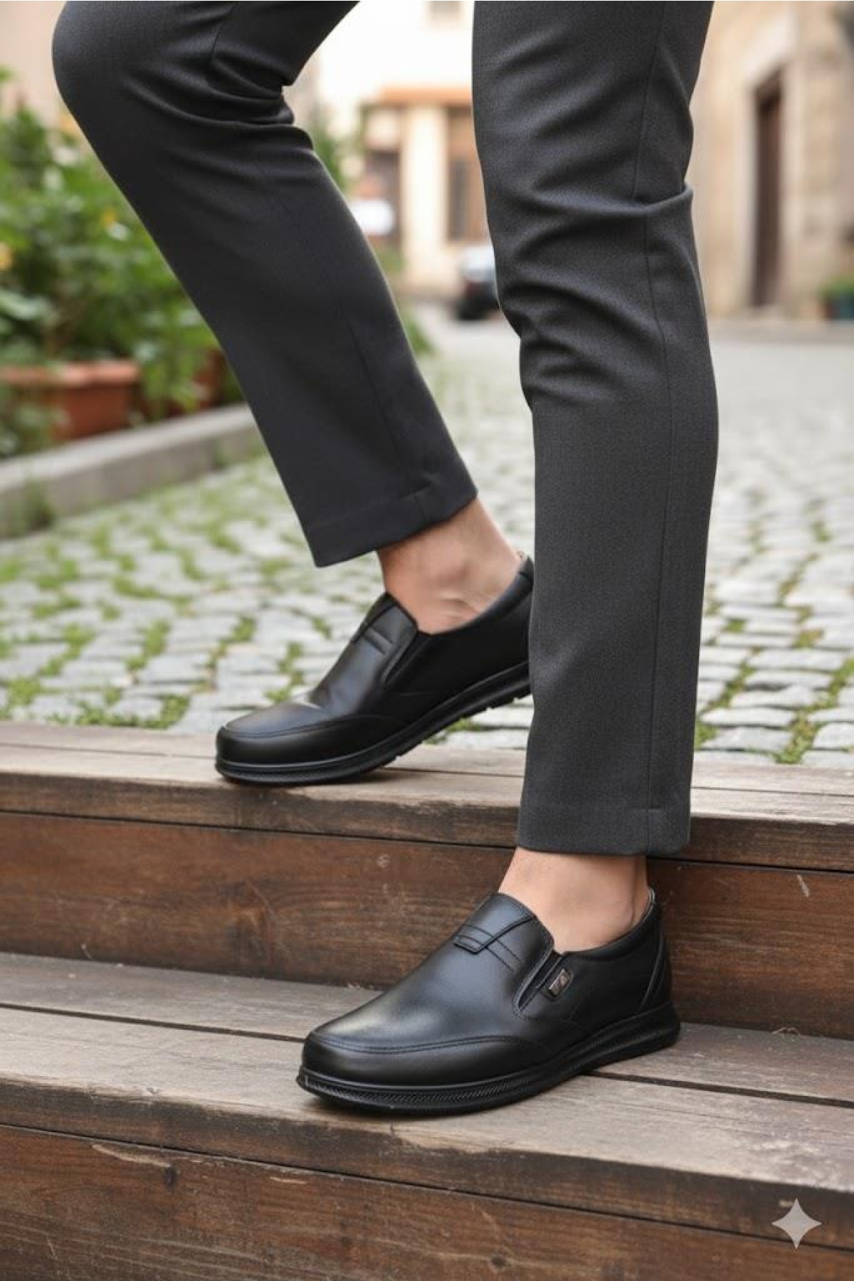 42360 Face Anatomik Topuk Destekli Yumuşak Hakiki Deri Erkek Ayakkabı - Görsel 7