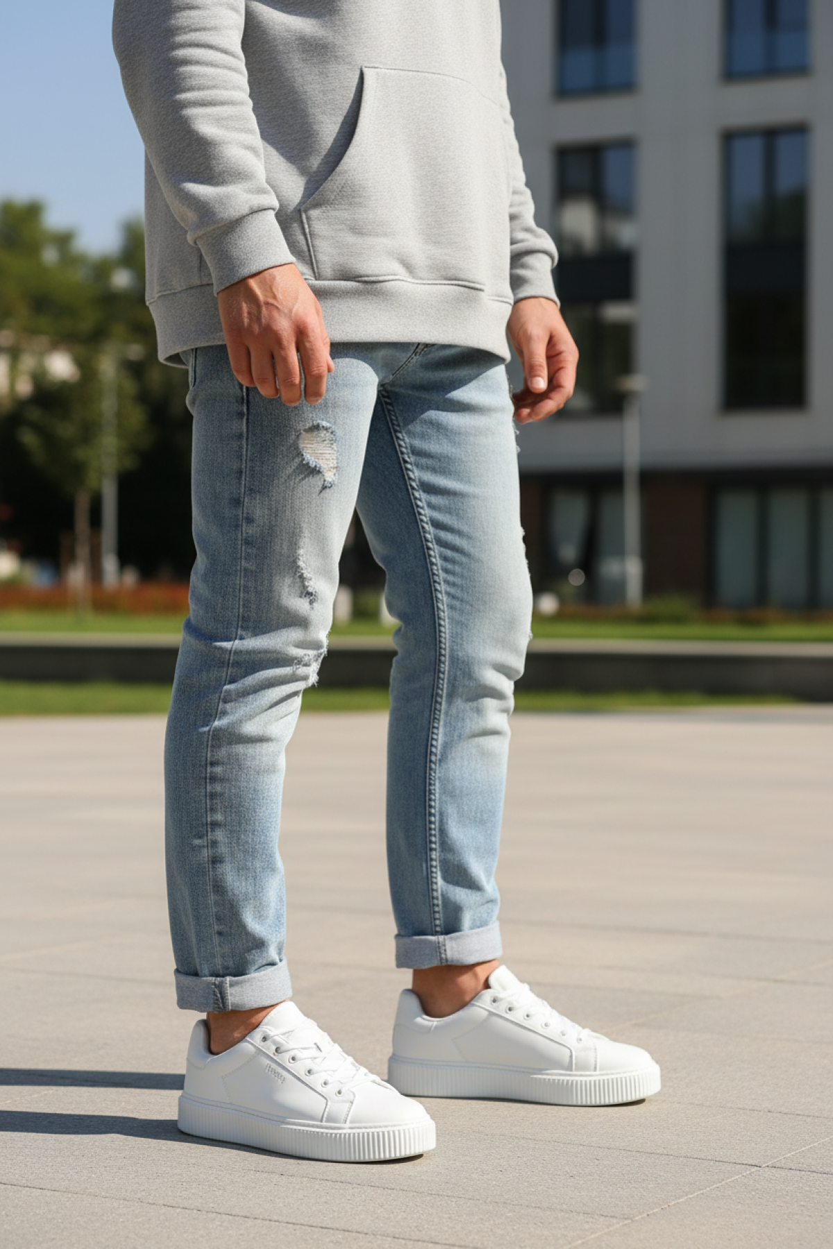 TERO 5PR Beyaz Erkek Sneaker - Görsel 3