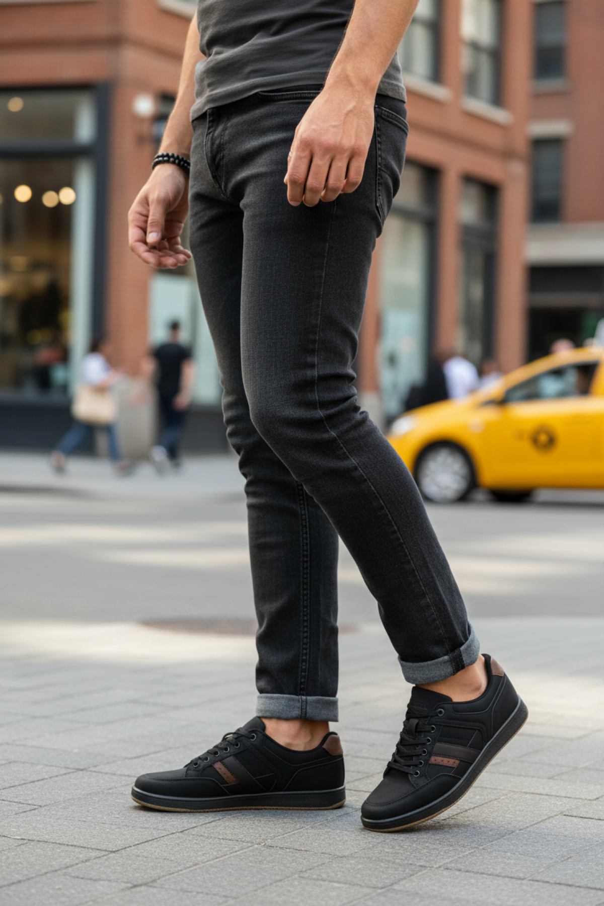 NOWARD 5PR Siyah Erkek Sneaker - Görsel 3