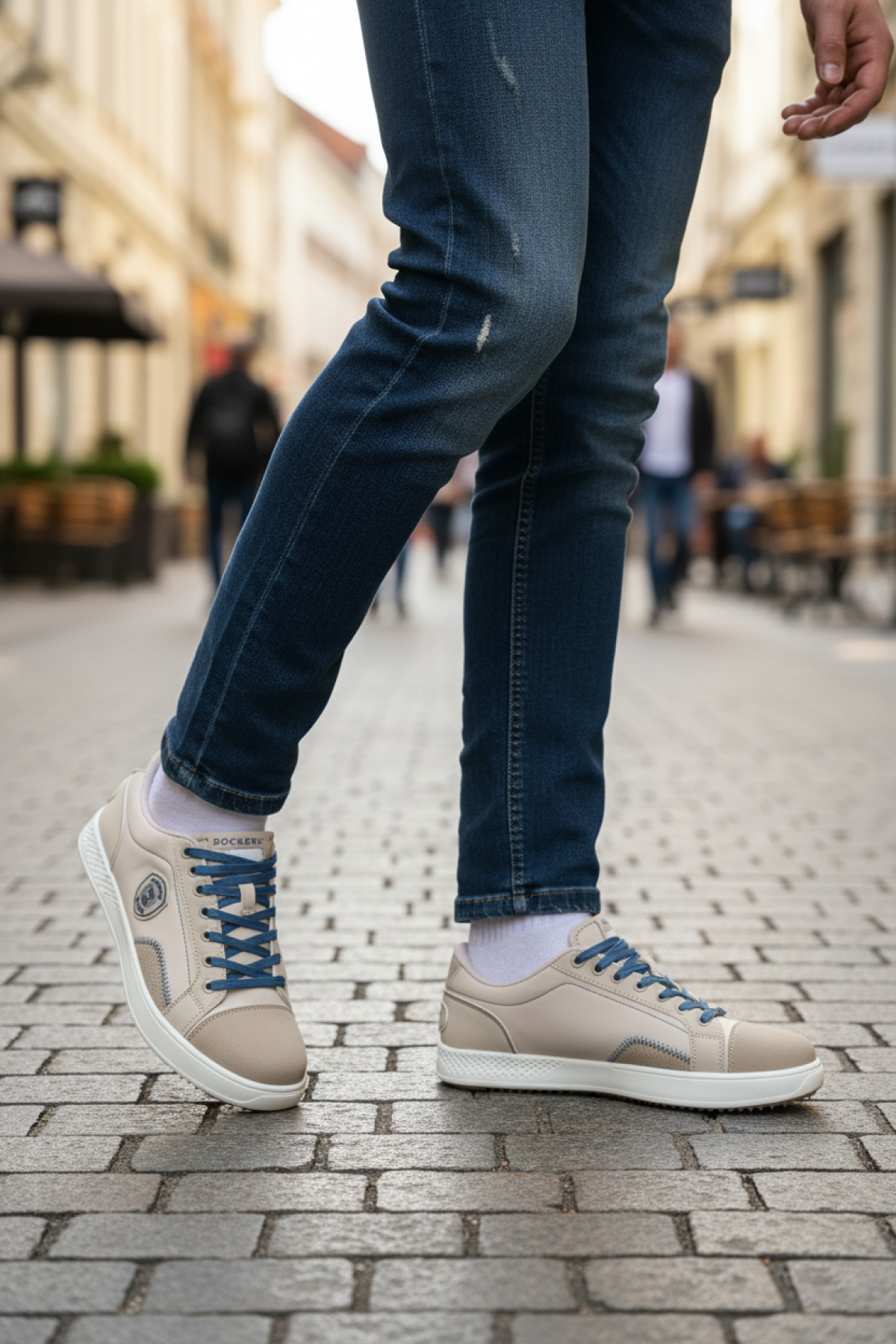 238544 5FX Kum Rengi Erkek Sneaker - Görsel 3