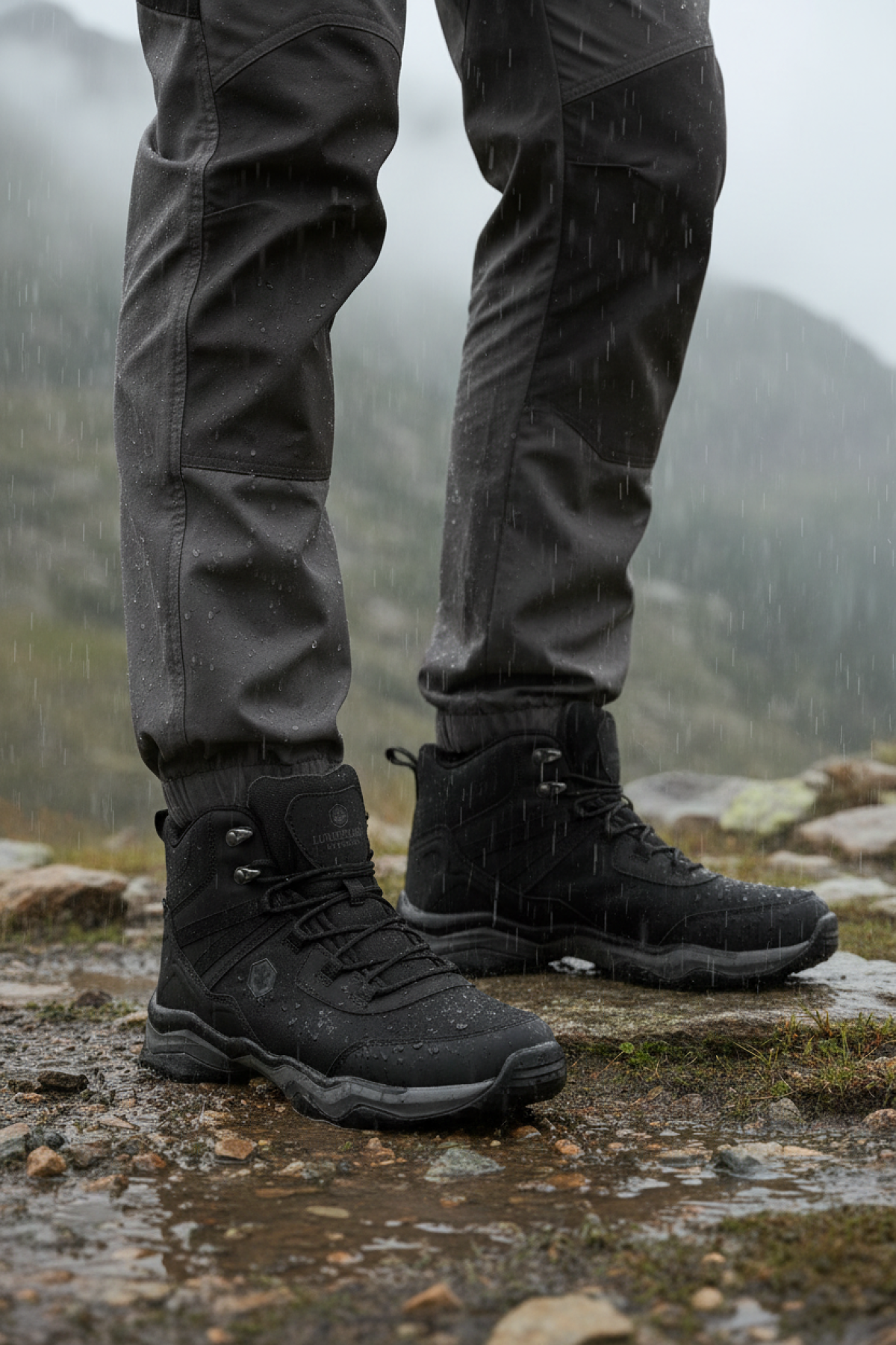 BRANDON HI 5PR Siyah Erkek Outdoor Bot - Görsel 3