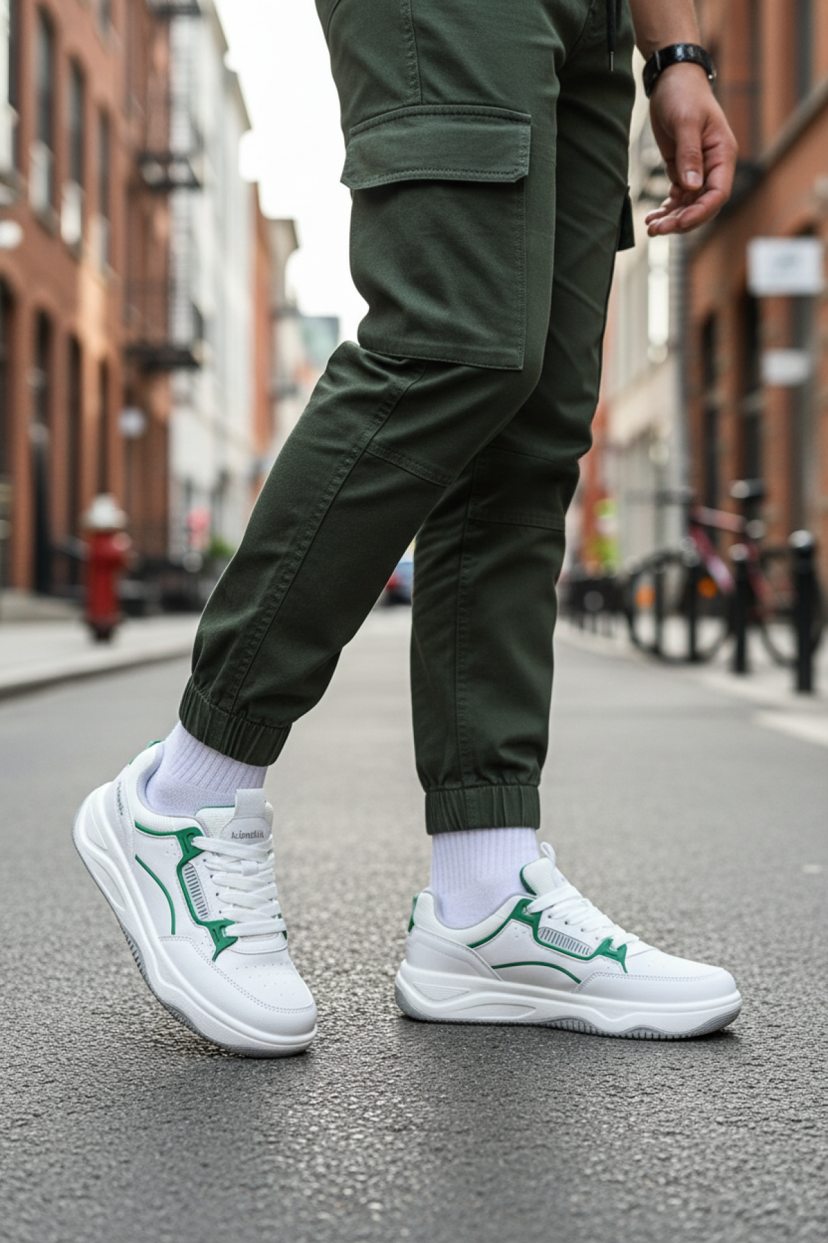 WEEKEND PU 5PR Beyaz Erkek Sneaker - Görsel 3