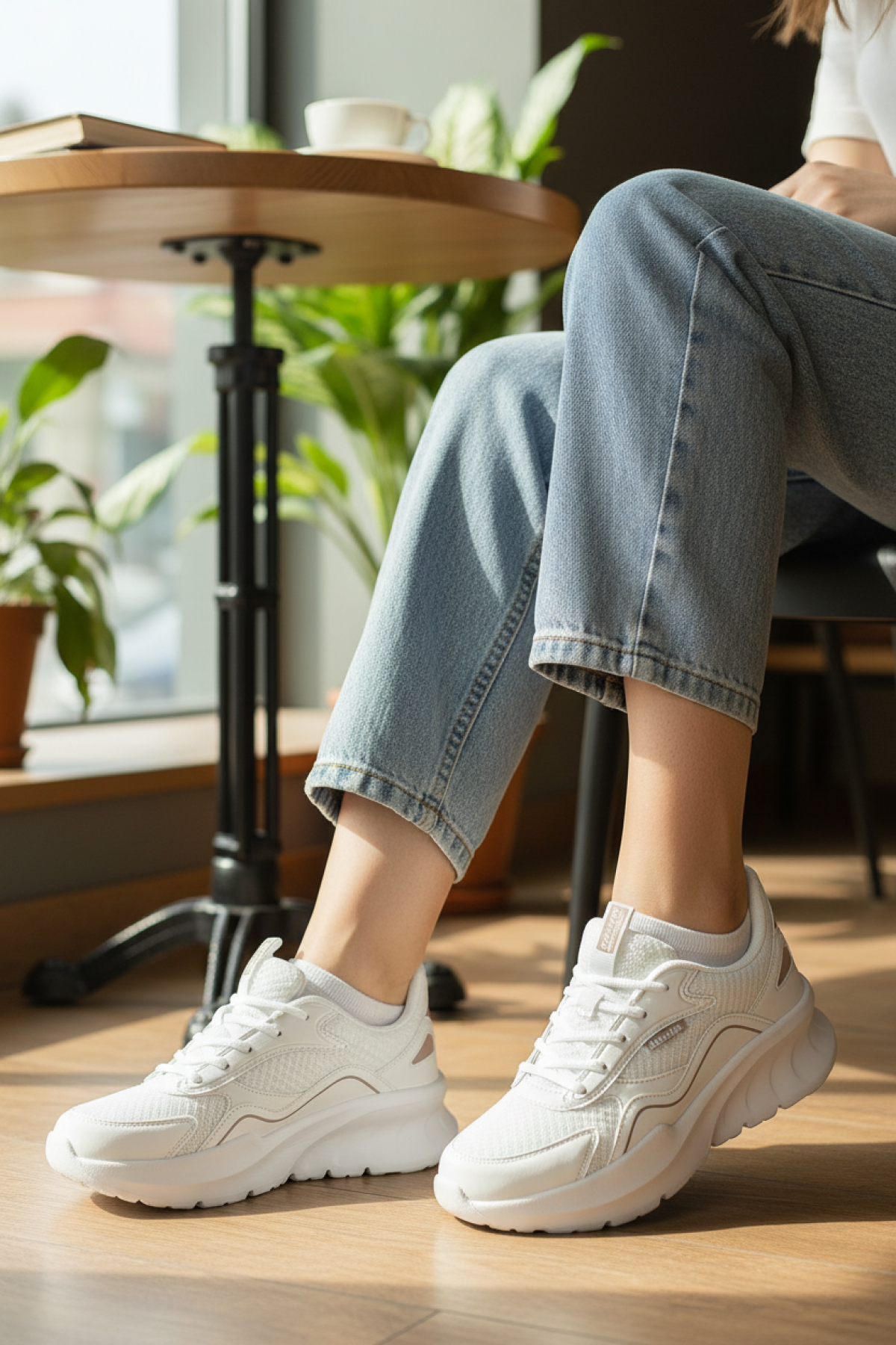 SOLIDA TX W 6FX Beyaz Kadın Sneaker - Görsel 3