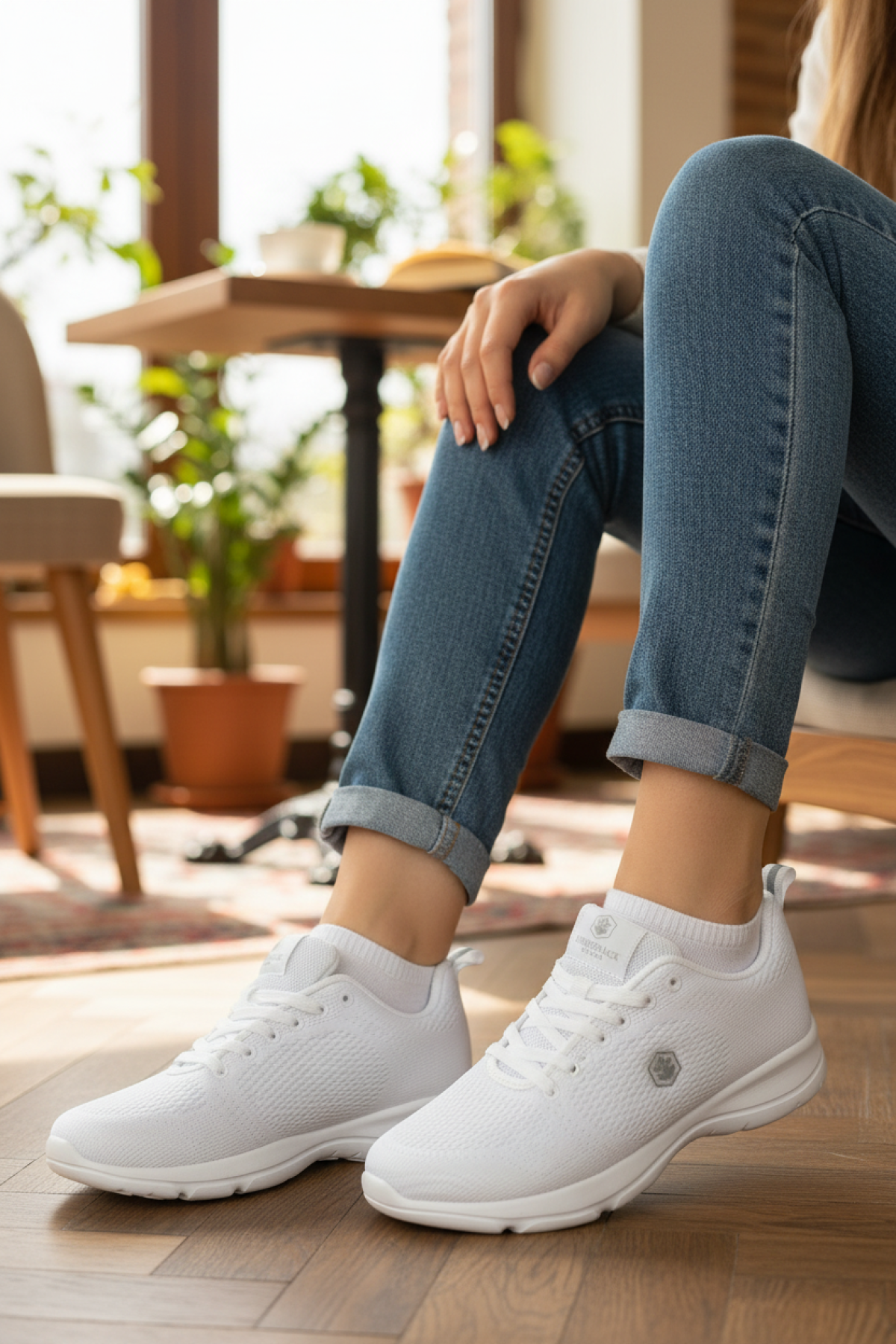 AGATHA WMN 6FX BEYAZ Kadın Comfort Ayakkabı - Görsel 3