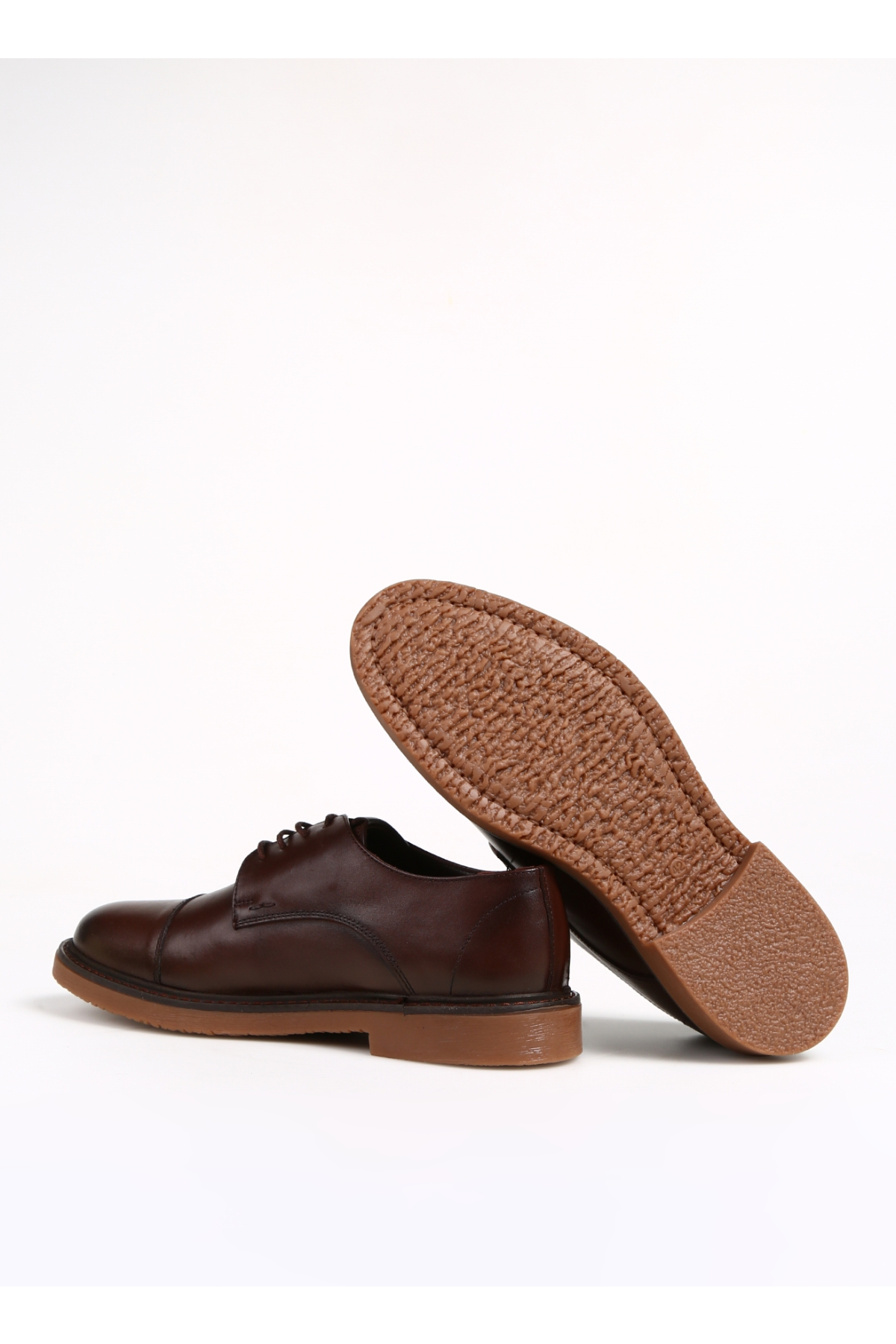 Fabrika Fabrika Kahverengi Erkek Deri Klasik Ayakkabı ARBAZ | Flo Kahverengi - 5. görsel