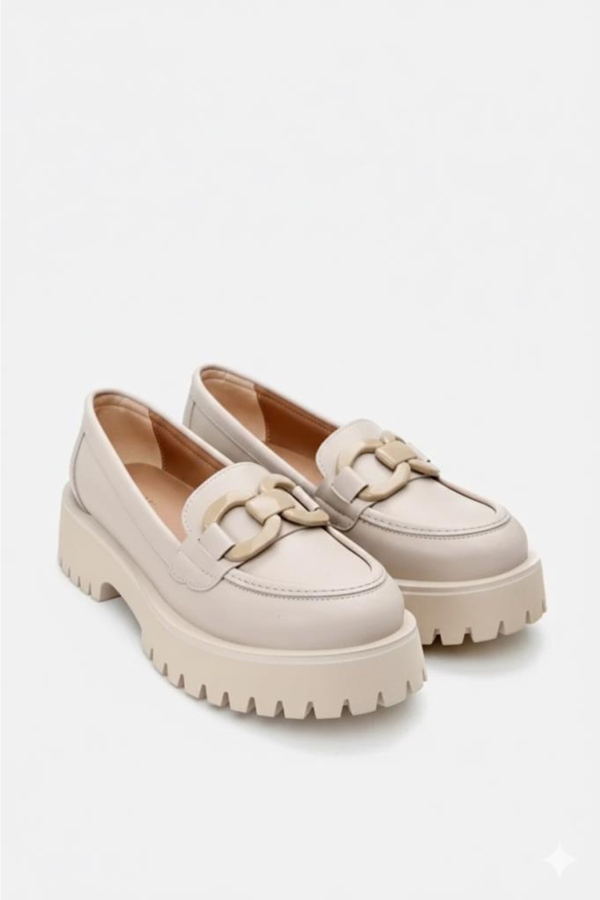 572454 Kadın Tokalı Günlük Loafer Ayakkabı - Görsel 3