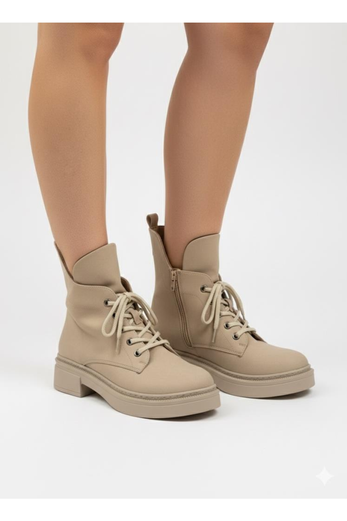 209135 Kadın Fermuarlı Günlük Bot - Görsel 2
