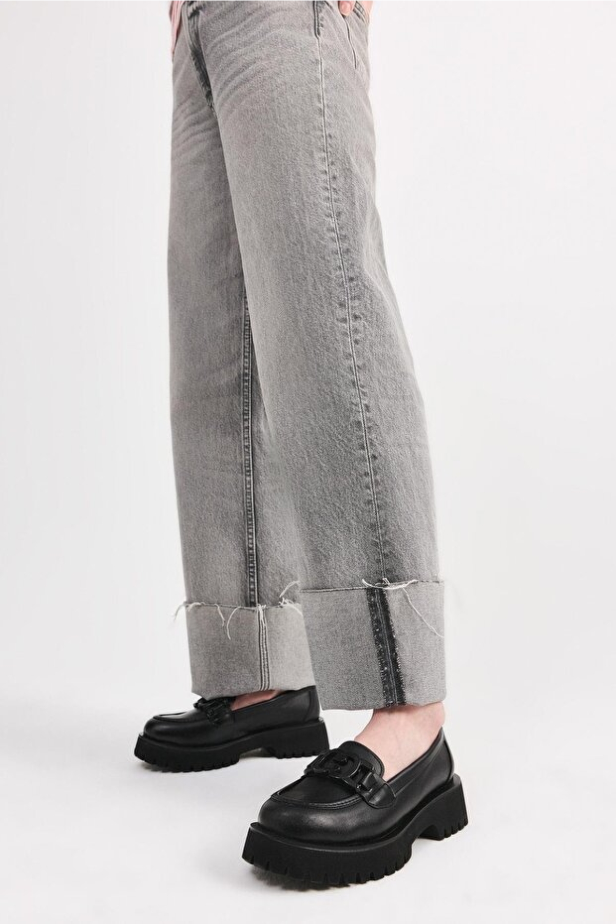 572454 Kadın Tokalı Günlük Loafer Ayakkabı - Görsel 6