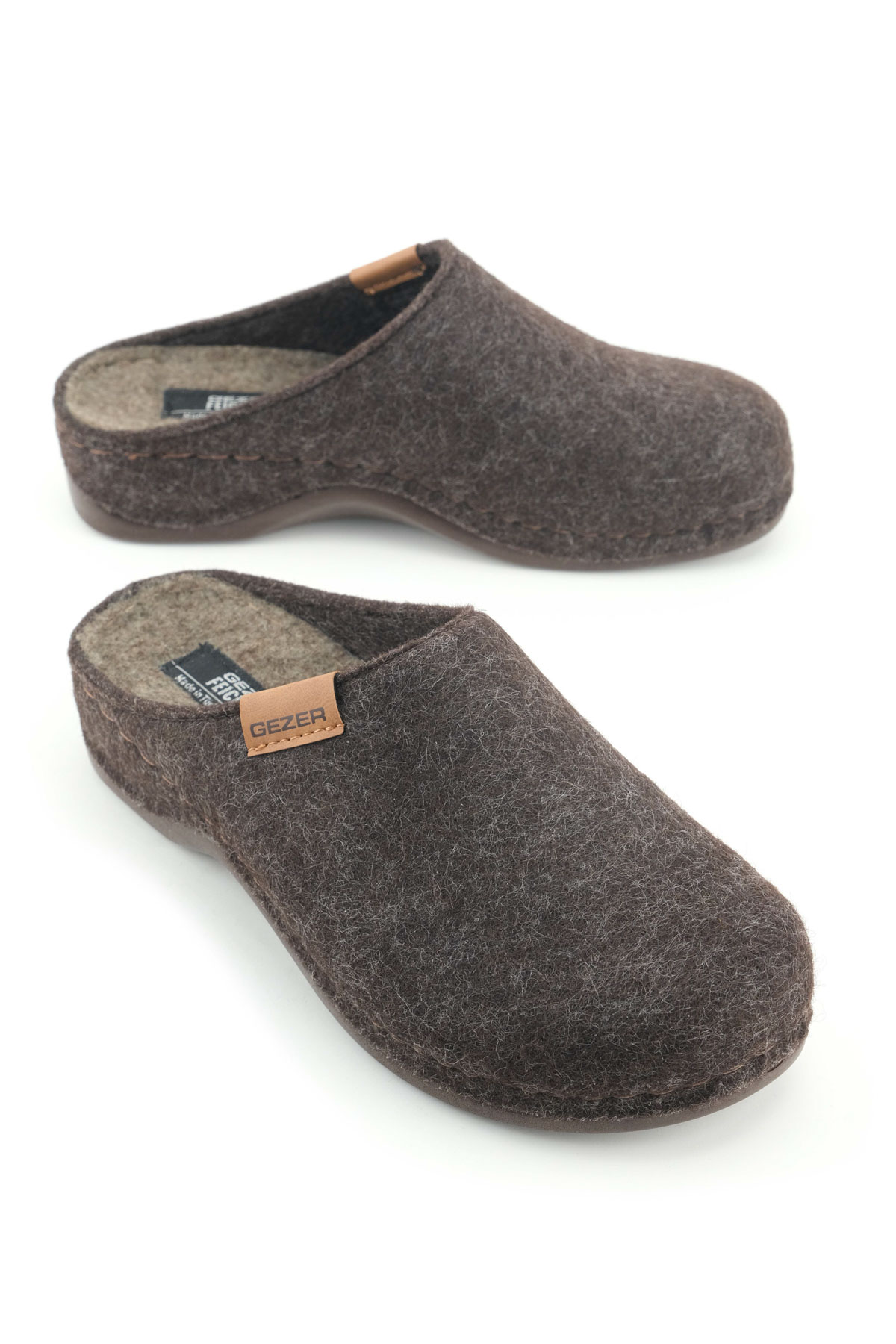 Feichtingen Kadın Kışlık Keçe Rahat Taban Ev Bahçe Terlik - Görsel 3