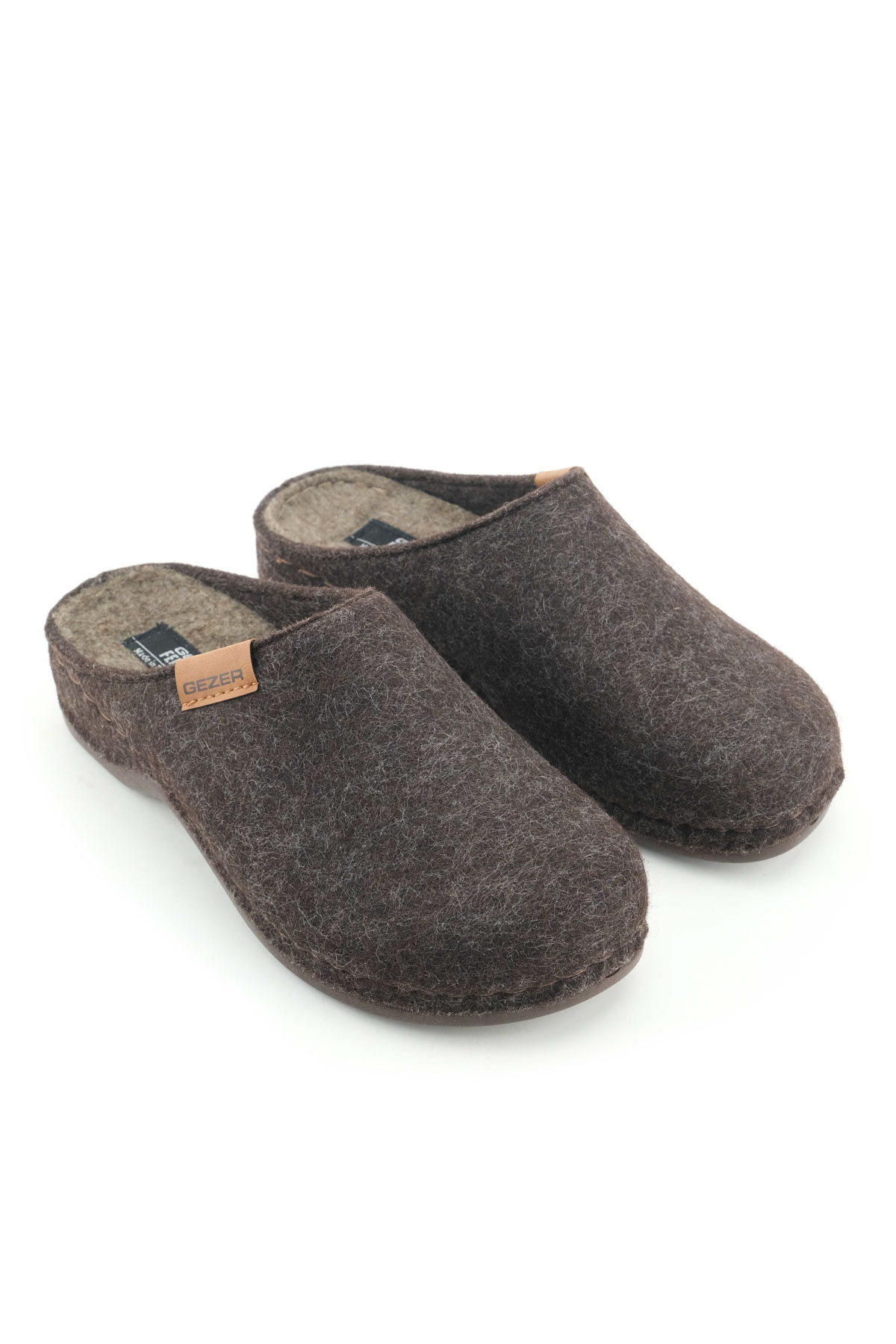 Feichtingen Kadın Kışlık Keçe Rahat Taban Ev Bahçe Terlik - Görsel 5