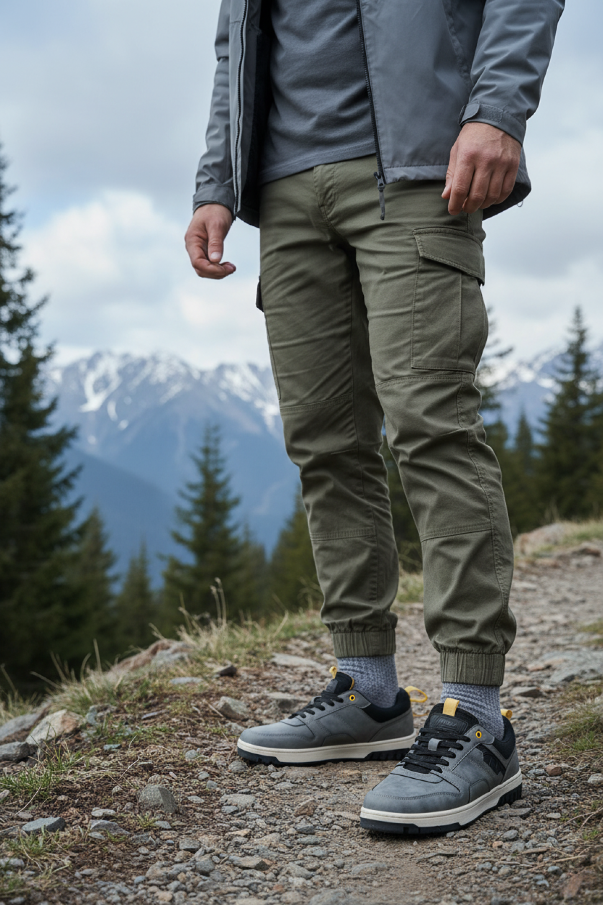 VERNALE 4PR GRI Erkek Outdoor - Görsel 3