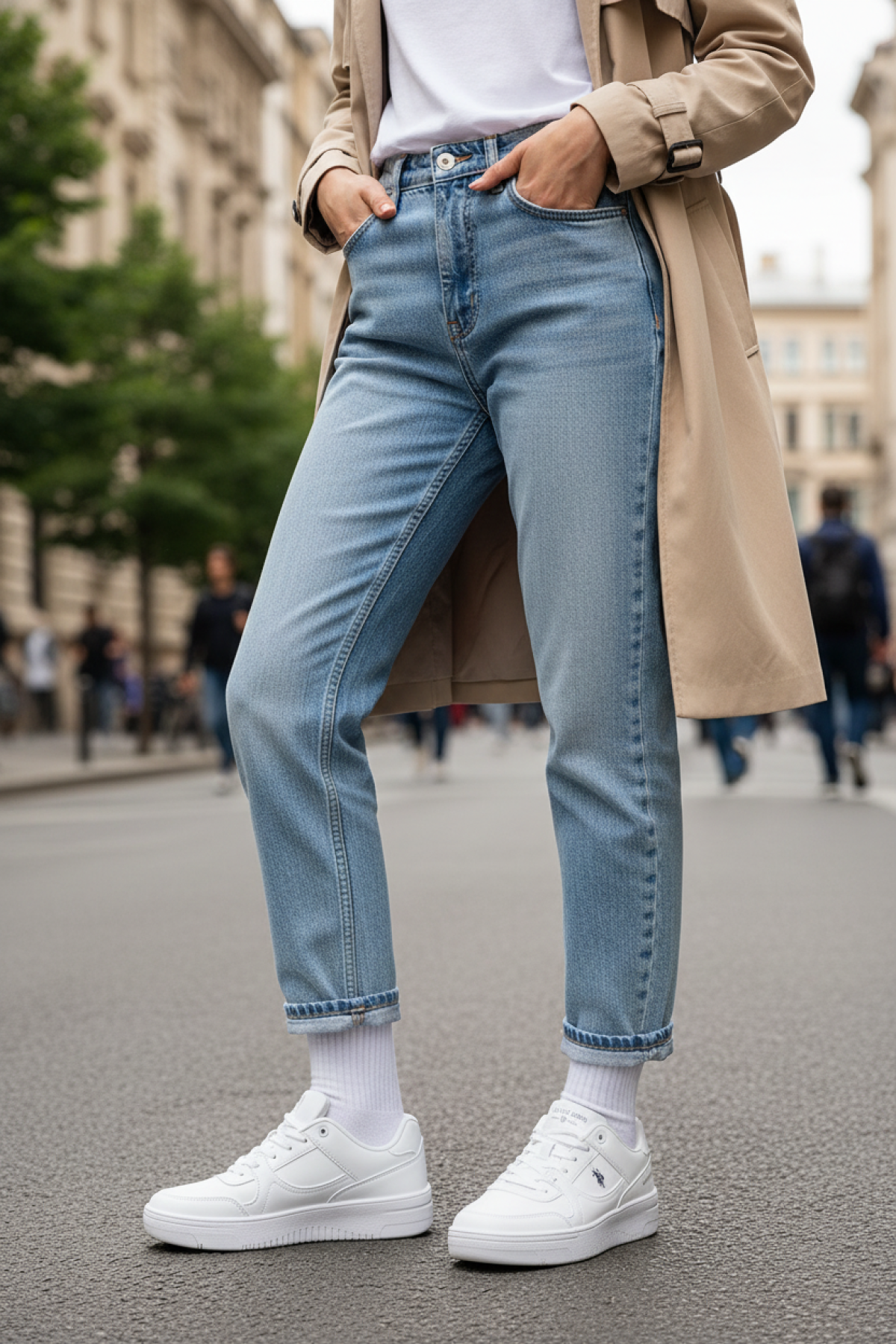 LEE WMN 6FX Beyaz Kadın Sneaker - Görsel 3