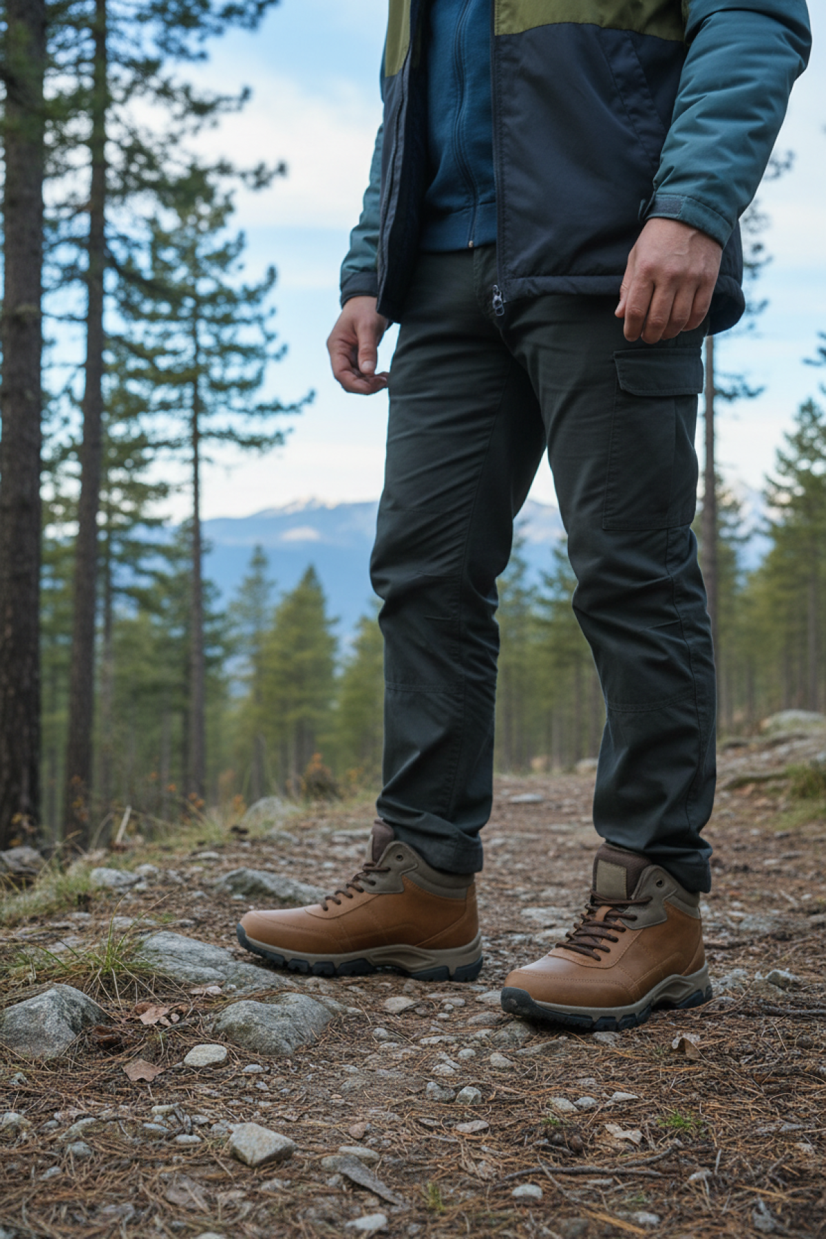 BENRI 4PR Taba Erkek Outdoor Bot - Görsel 3