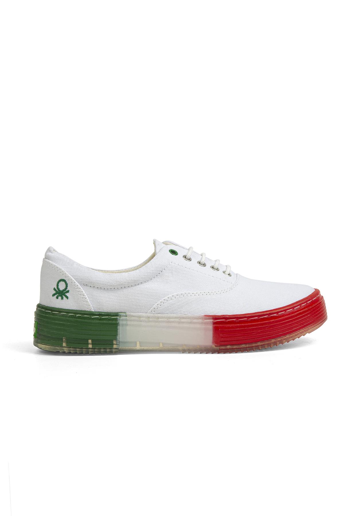 ® | BN-30696-3114 Beyaz Kirmizi - Kadın Spor Ayakkabı - Görsel 2