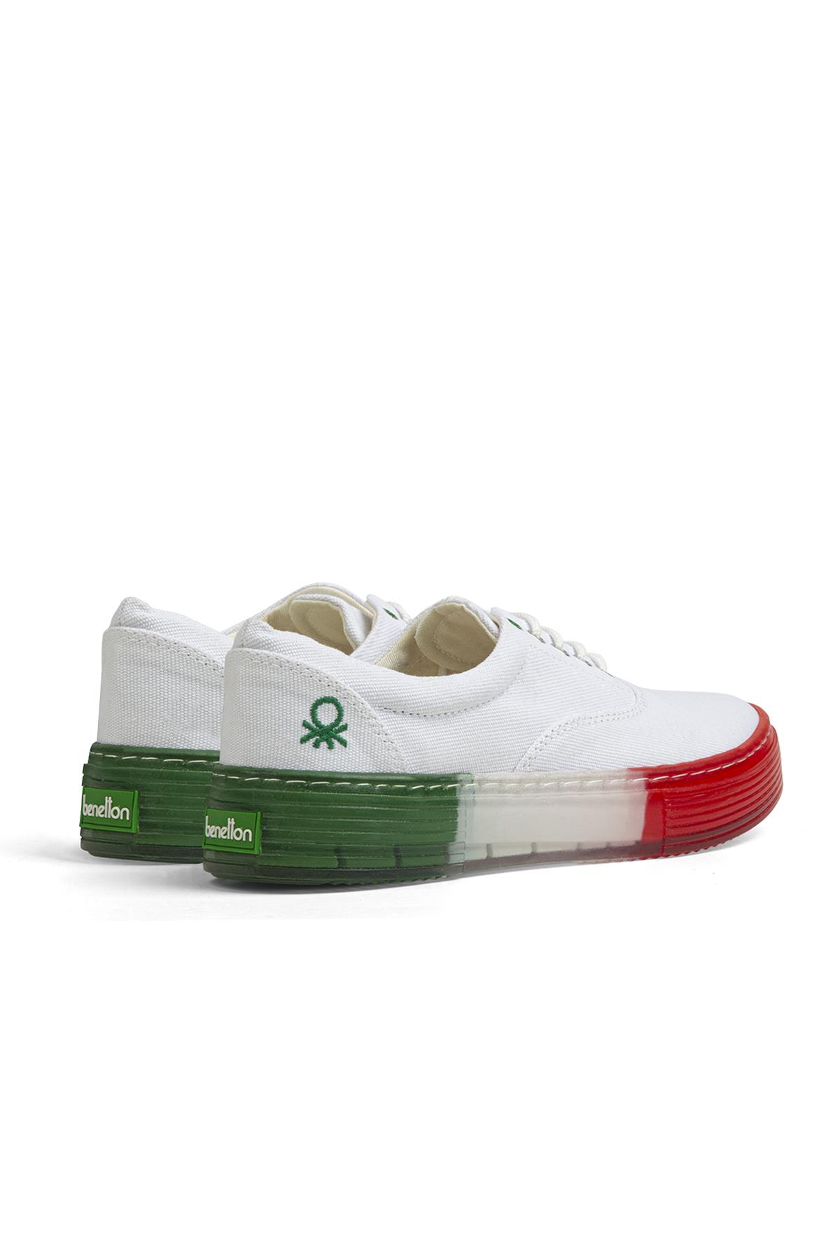 ® | BN-30696-3114 Beyaz Kirmizi - Kadın Spor Ayakkabı - Görsel 4