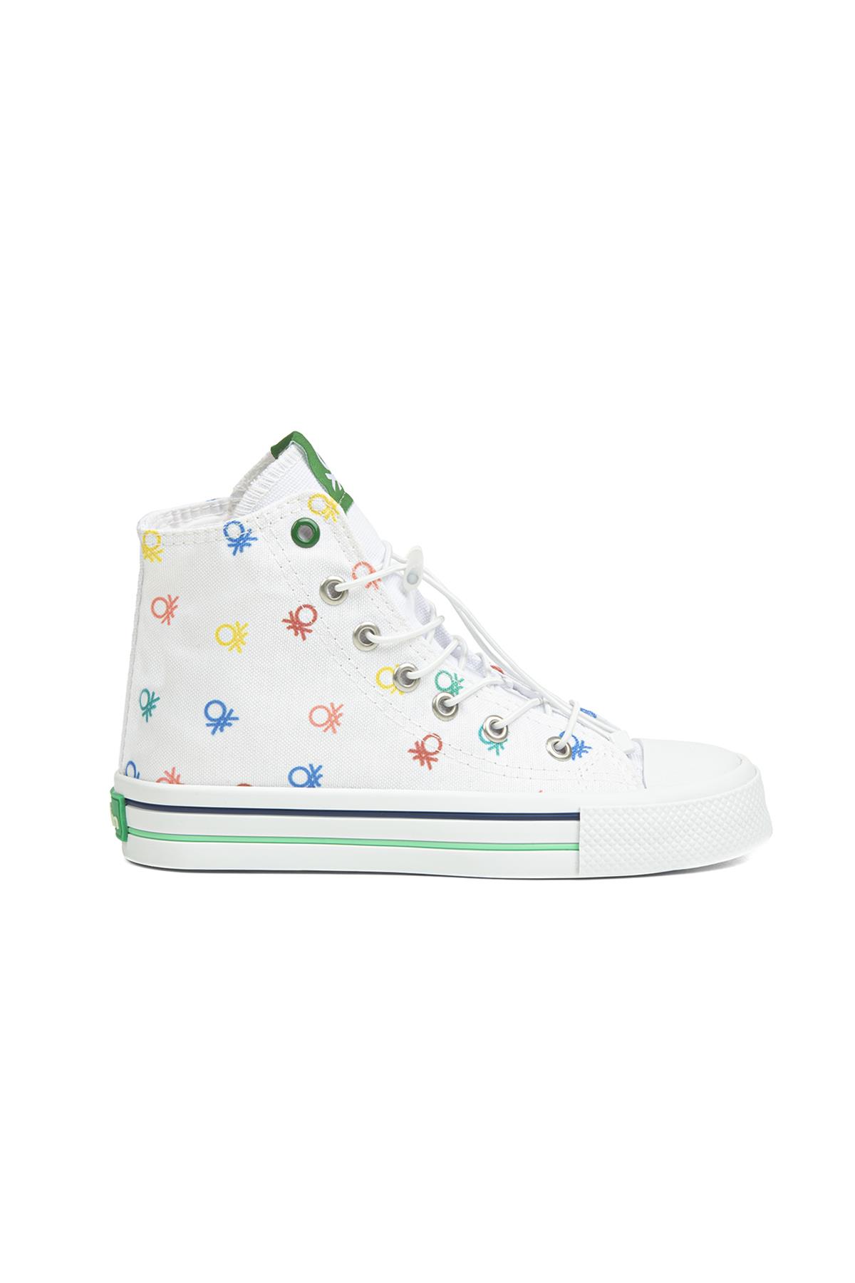 ® | BN-30183 - 3394 Beyaz - Çocuk Spor Ayakkabı - Görsel 2