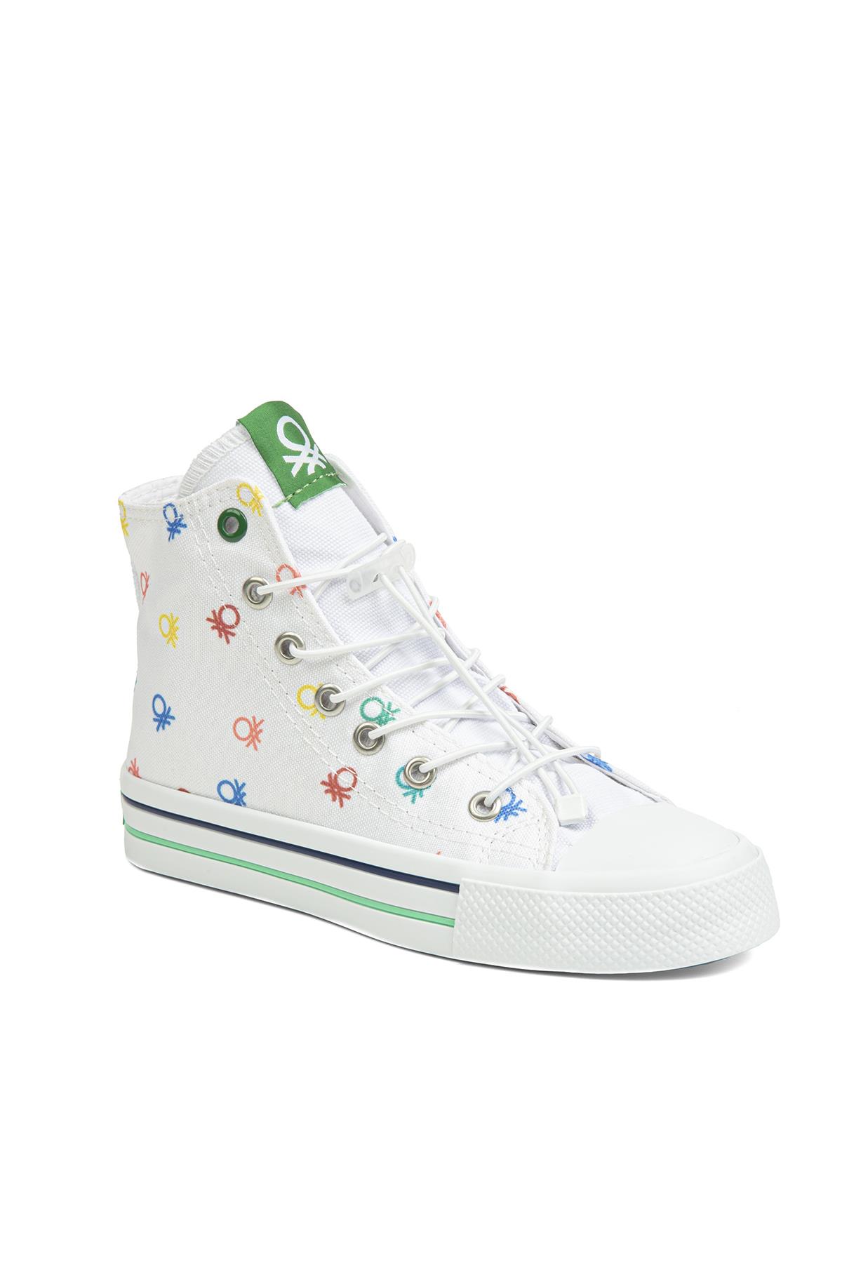 ® | BN-30183 - 3394 Beyaz - Çocuk Spor Ayakkabı - Görsel 3